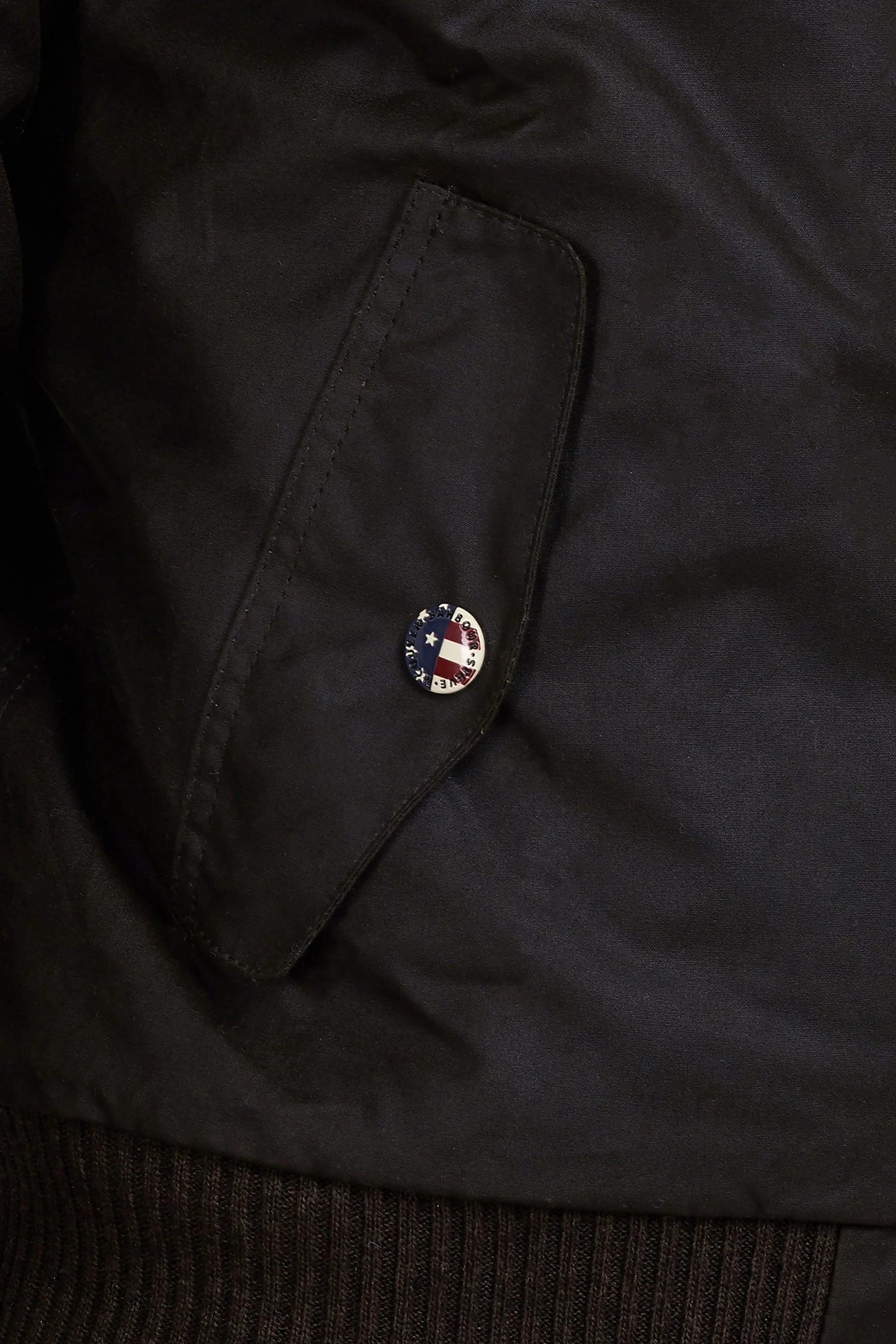 Barbour Steve McQueen Merchant Wax Jacket Olive - Image 5