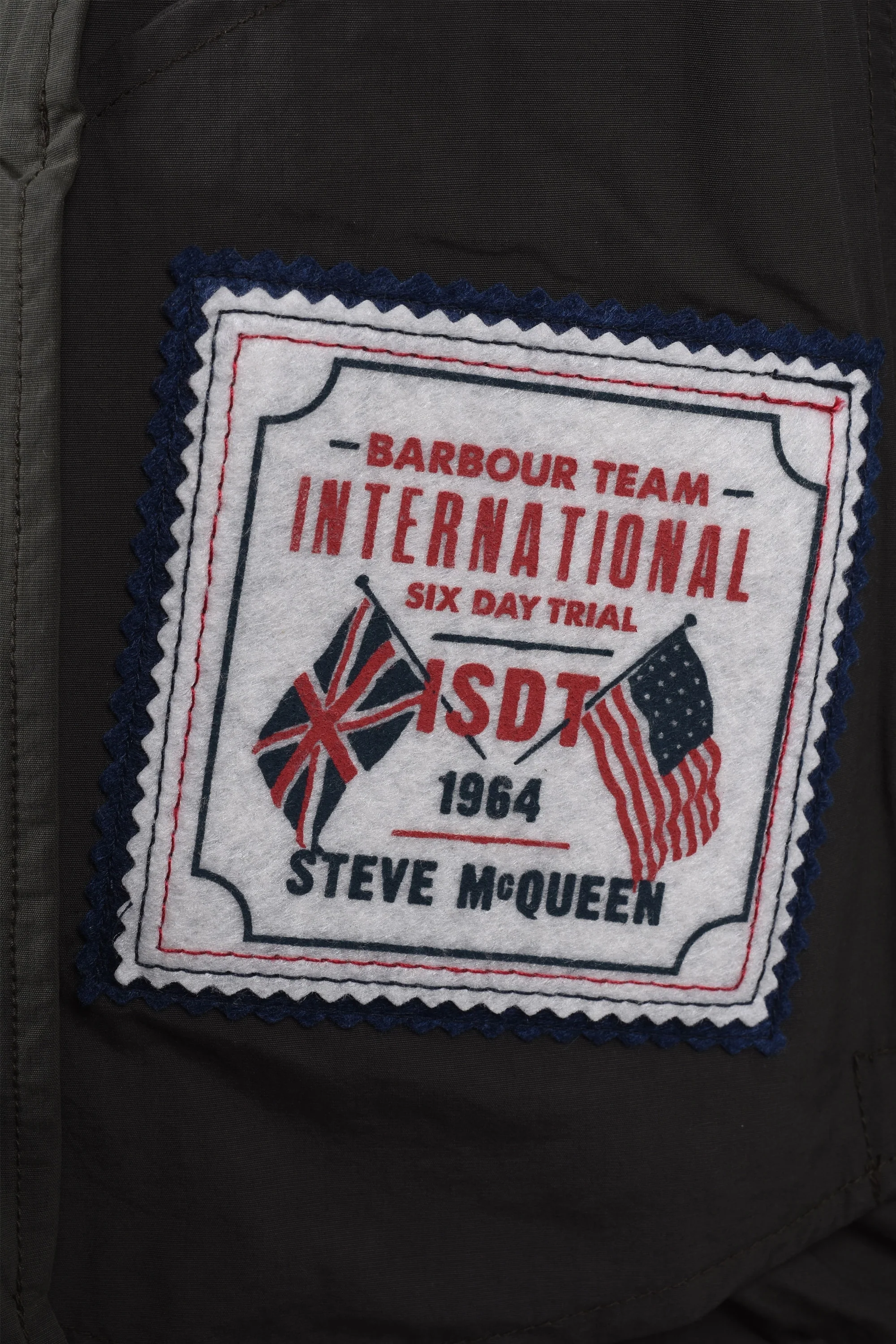Barbour Steve Mcqueen Rectifier Harrington Sage - Image 5