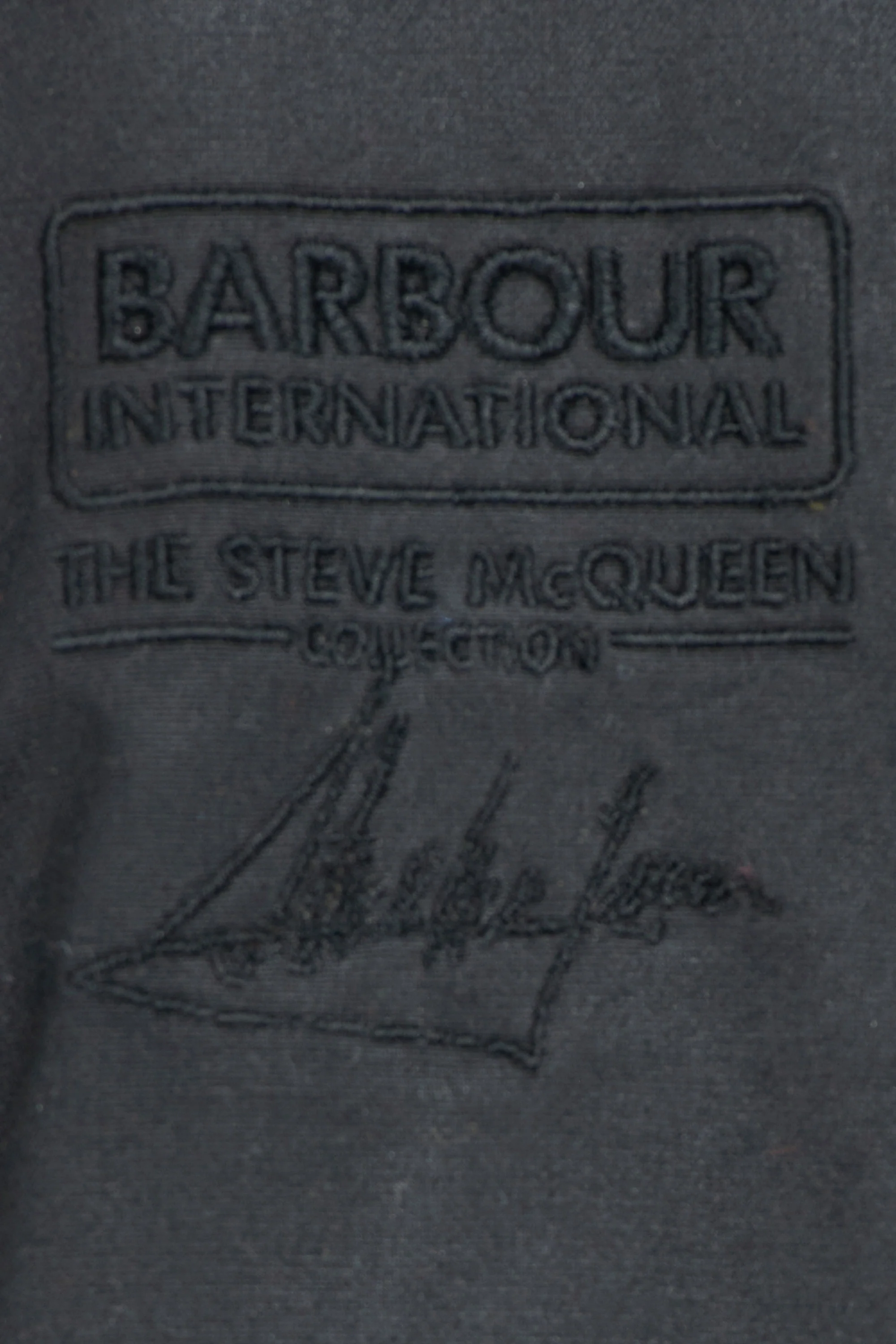 Barbour Steve McQueen Workers Wax Jacket Black - Image 5