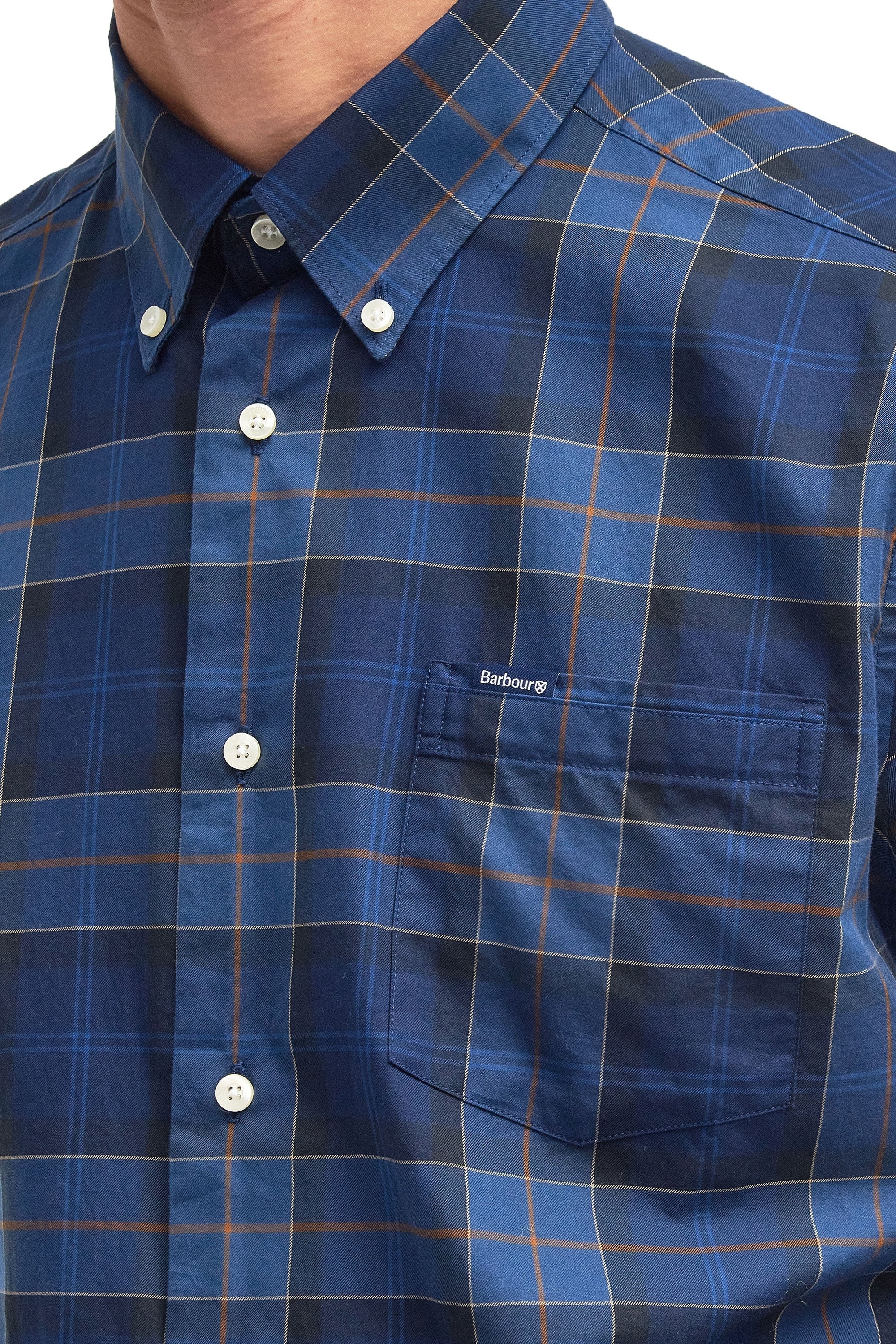 Barbour Wetheram Shirt Midnight - Image 2