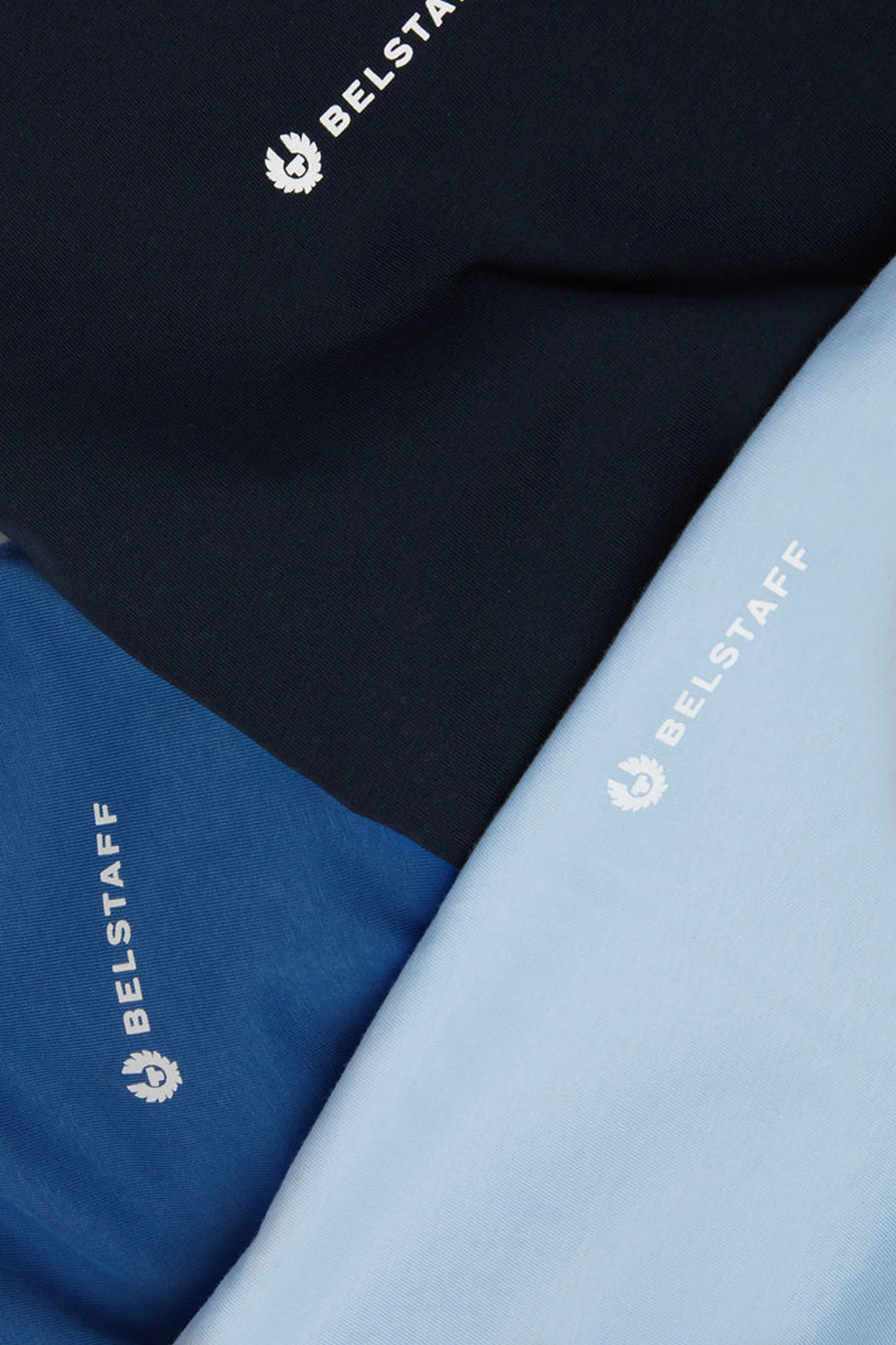 BELSTAFF 3 PACK T-SHIRT DARK INK/SKY BLUE/MARINE BLUE - Image 4