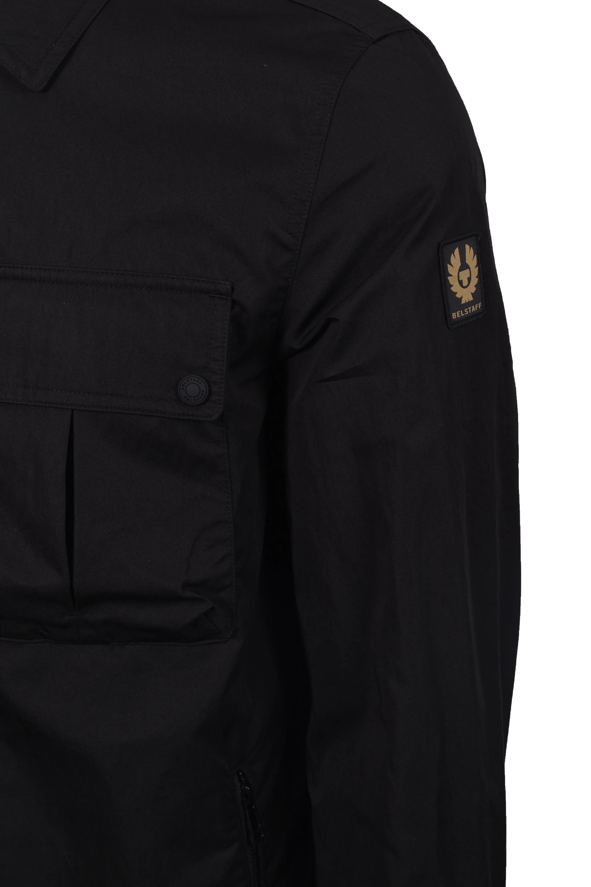 Belstaff Drome Overshirt Black - Image 3