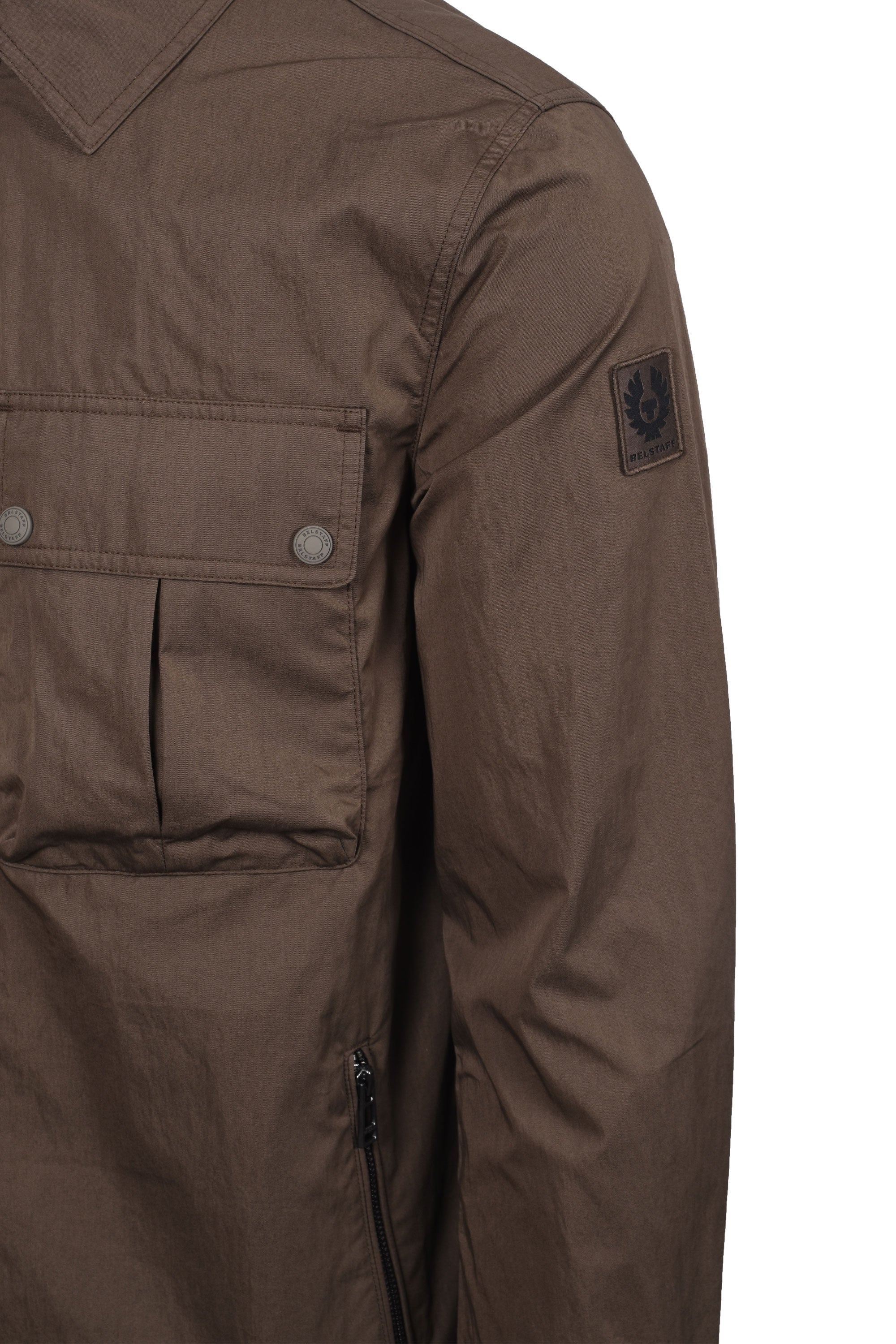 Belstaff Drome Overshirt Major Brown - Image 3