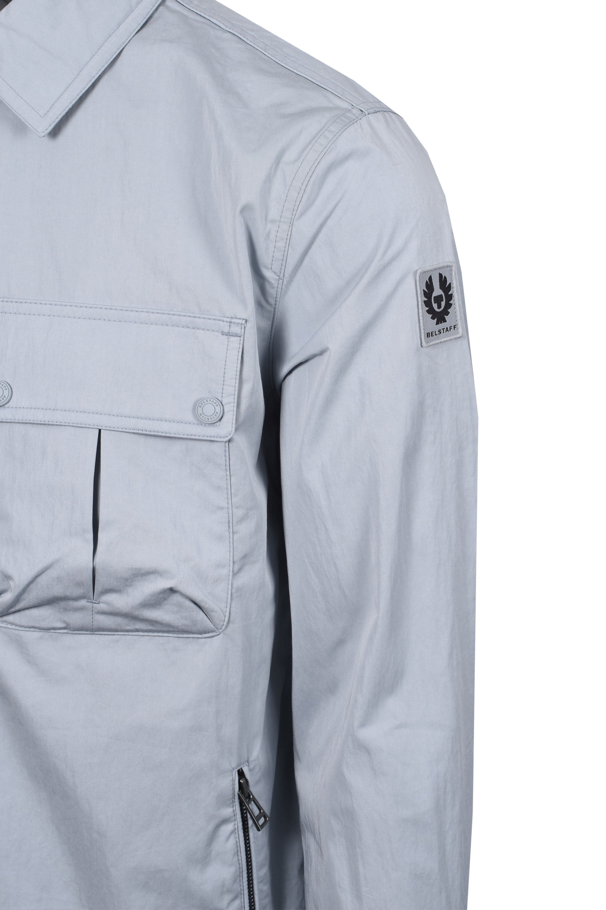 Belstaff Drome Overshirt Quarry Blue - Image 3