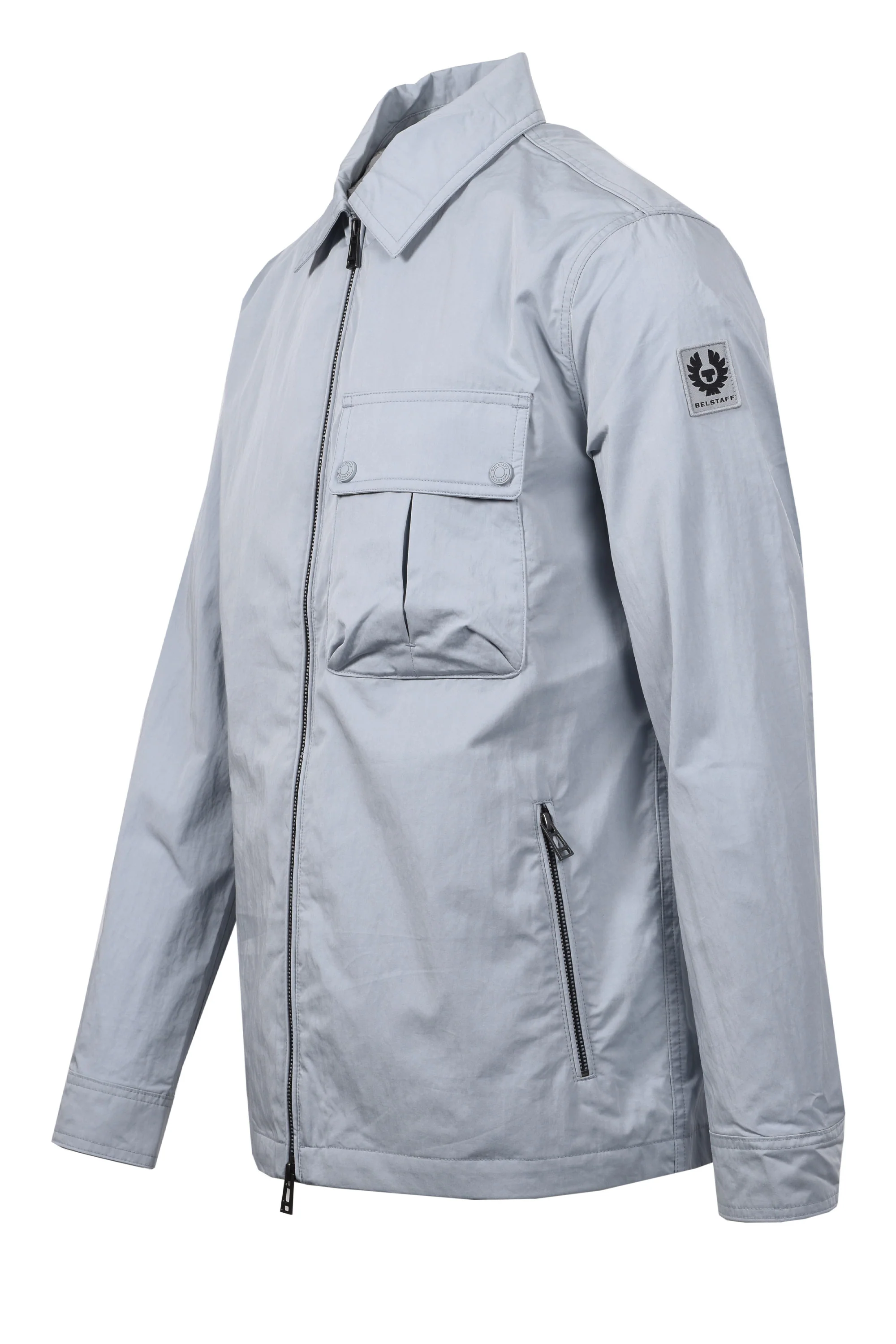 Belstaff Drome Overshirt Quarry Blue - Image 4