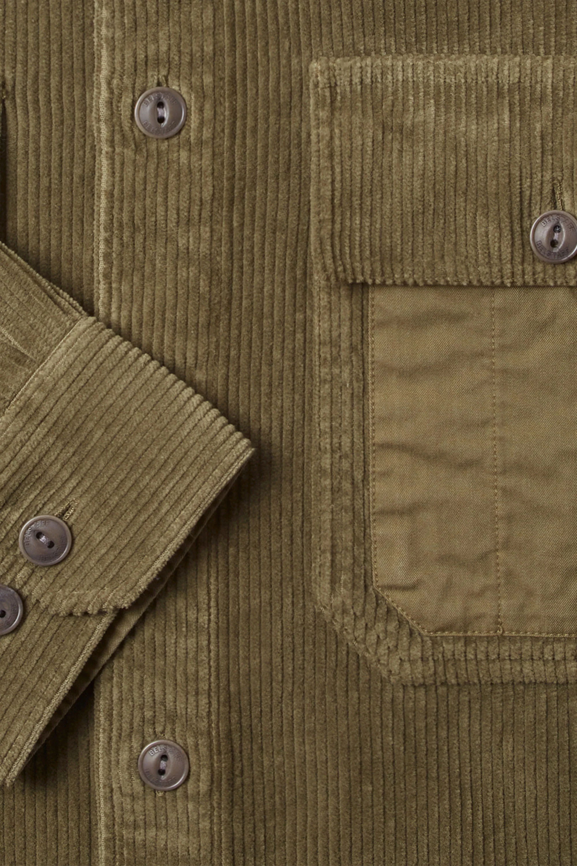 Belstaff Fallgate Shirt True Olive - Image 3