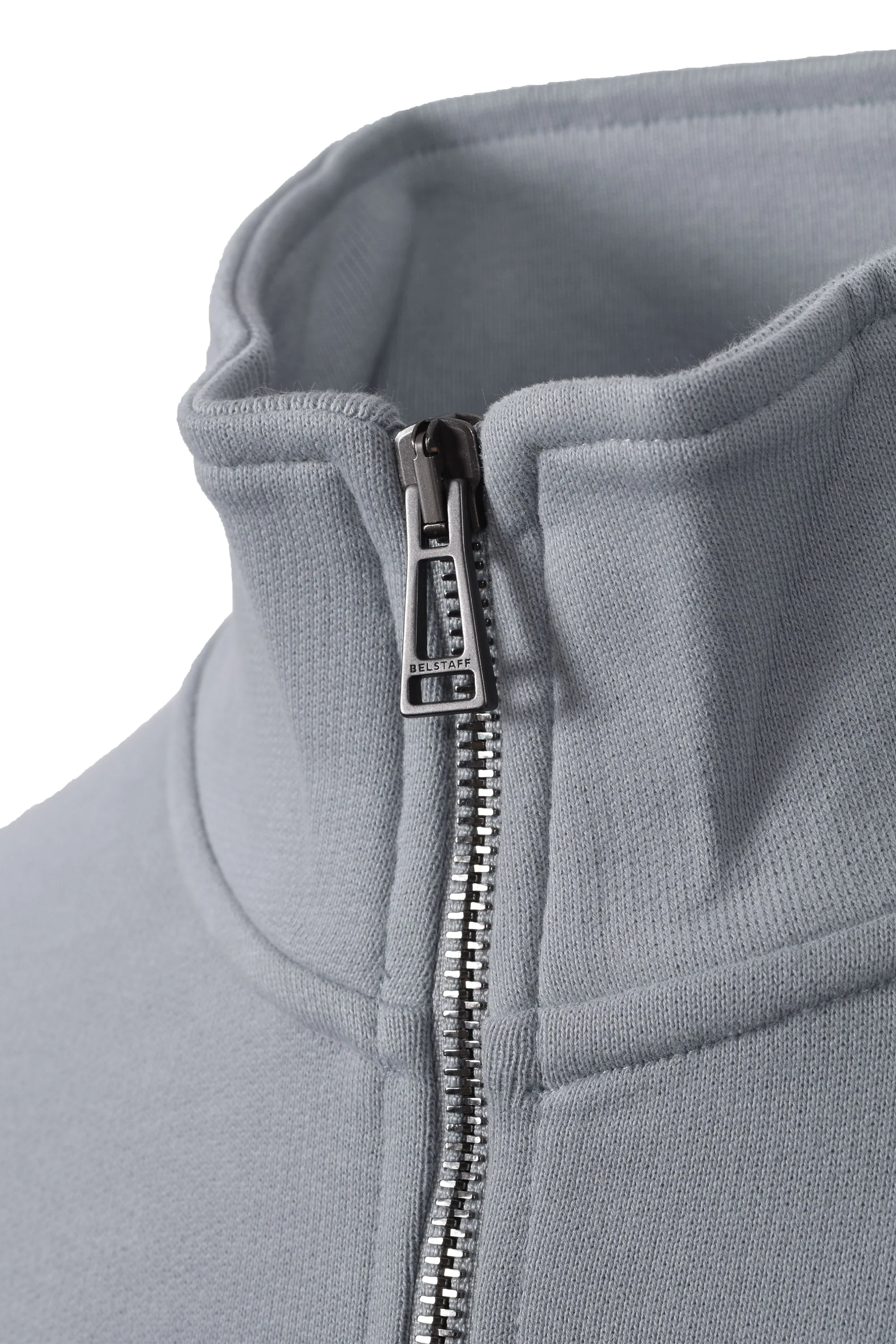 Belstaff Half Zip Sweatshirt Quarry Blue - Image 4