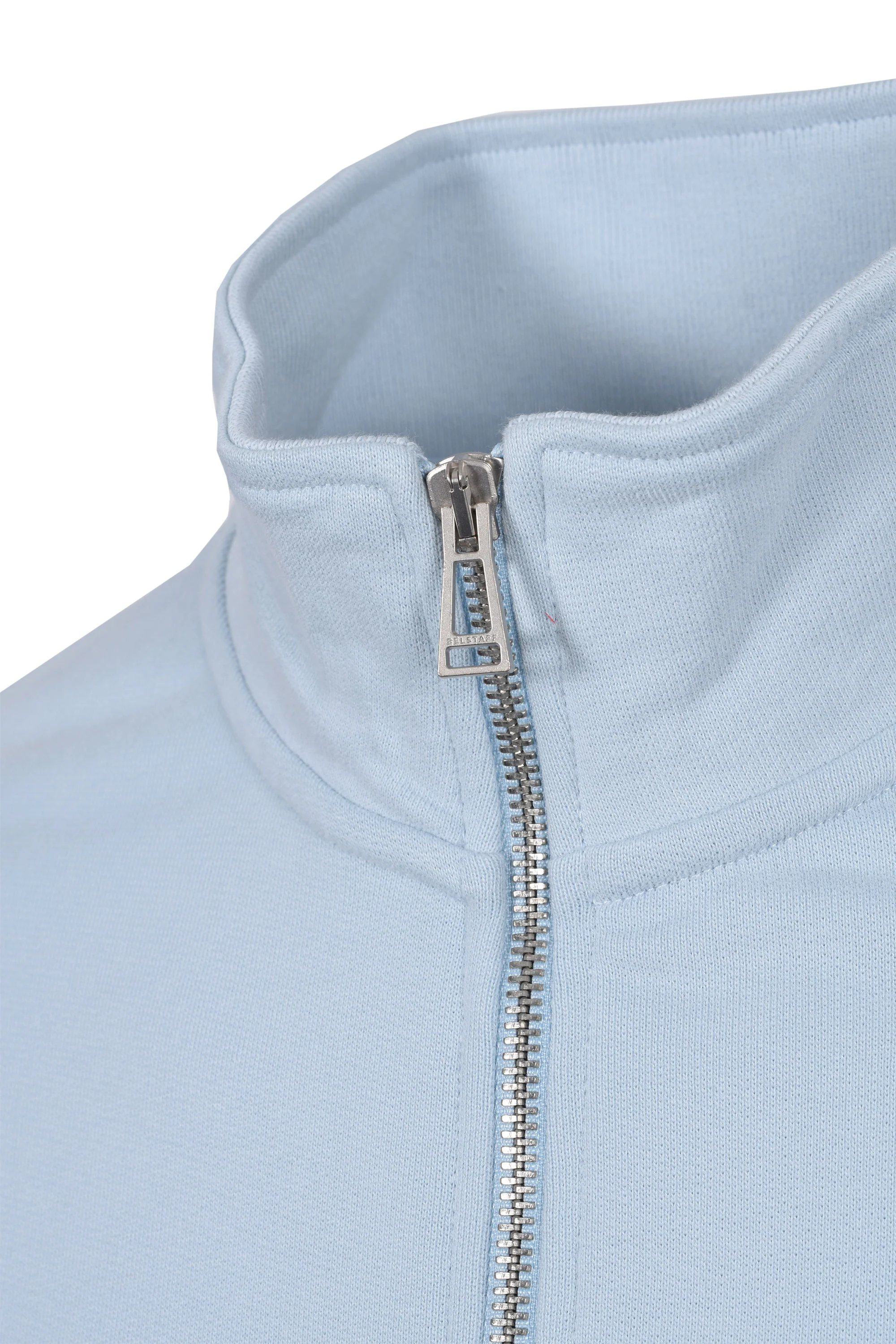 BELSTAFF HALF ZIP SWEATSHIRT SKY BLUE - Image 2