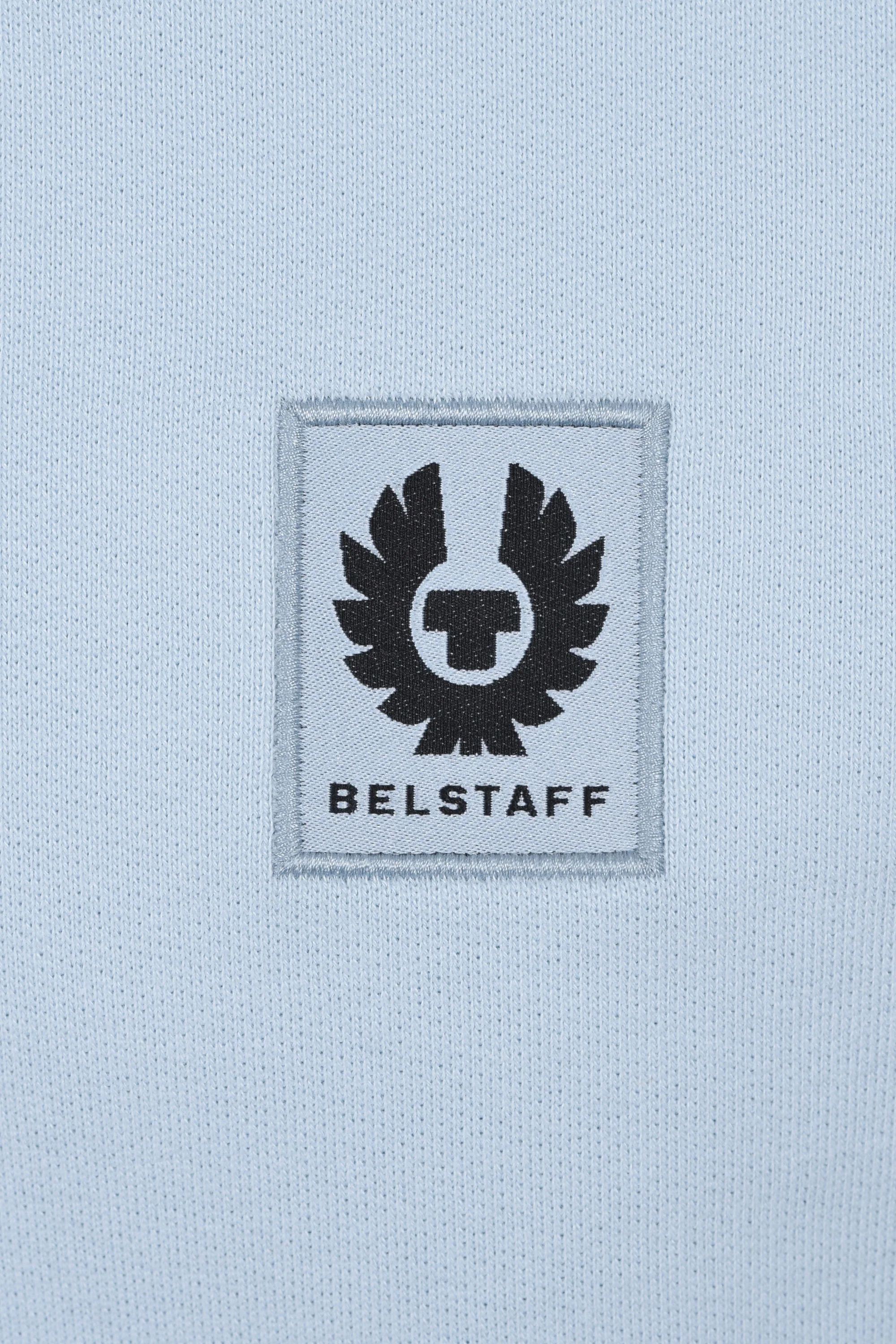 BELSTAFF HALF ZIP SWEATSHIRT SKY BLUE - Image 3