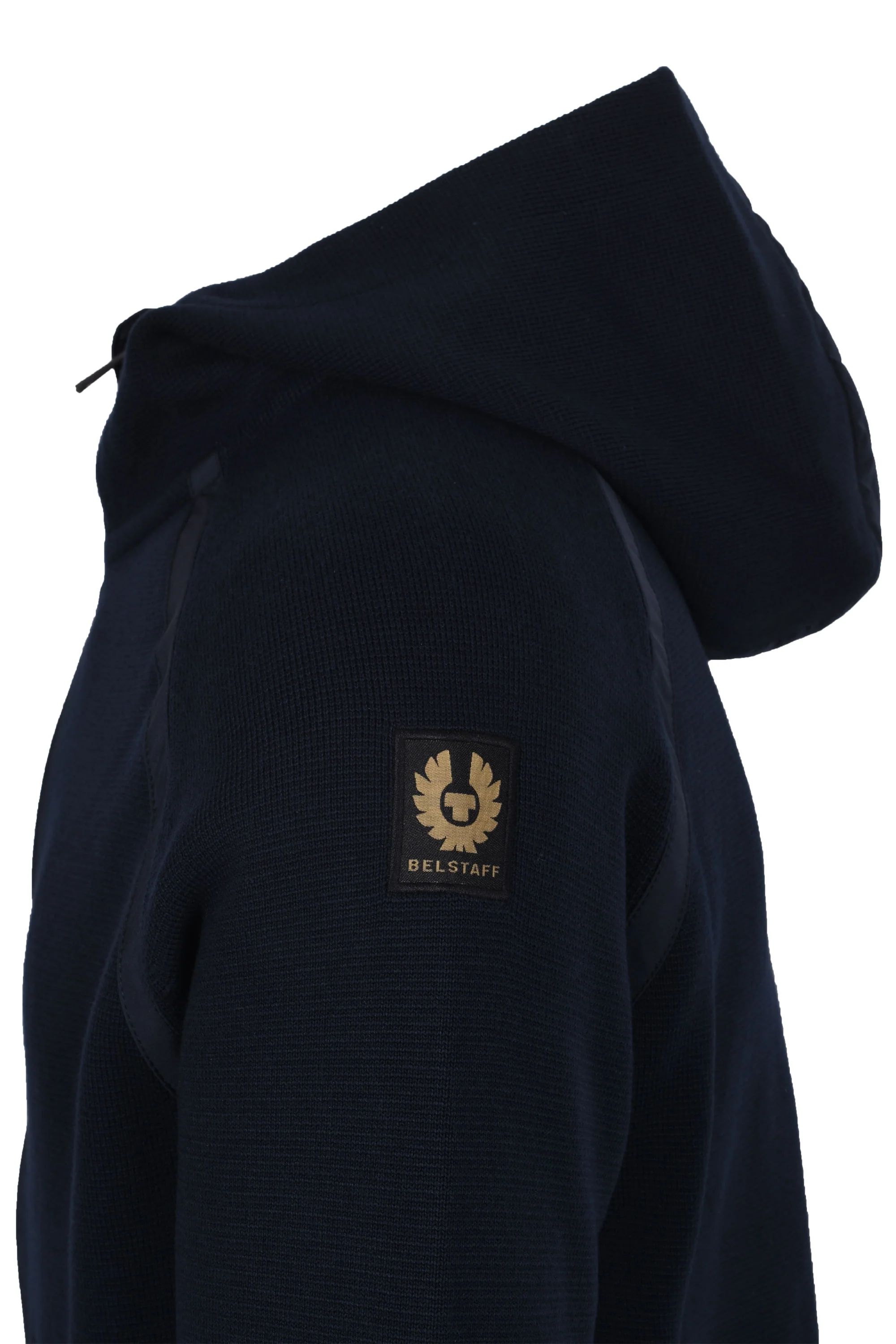 BELSTAFF VIEW HOODED FULL ZIP NAVY - Image 3