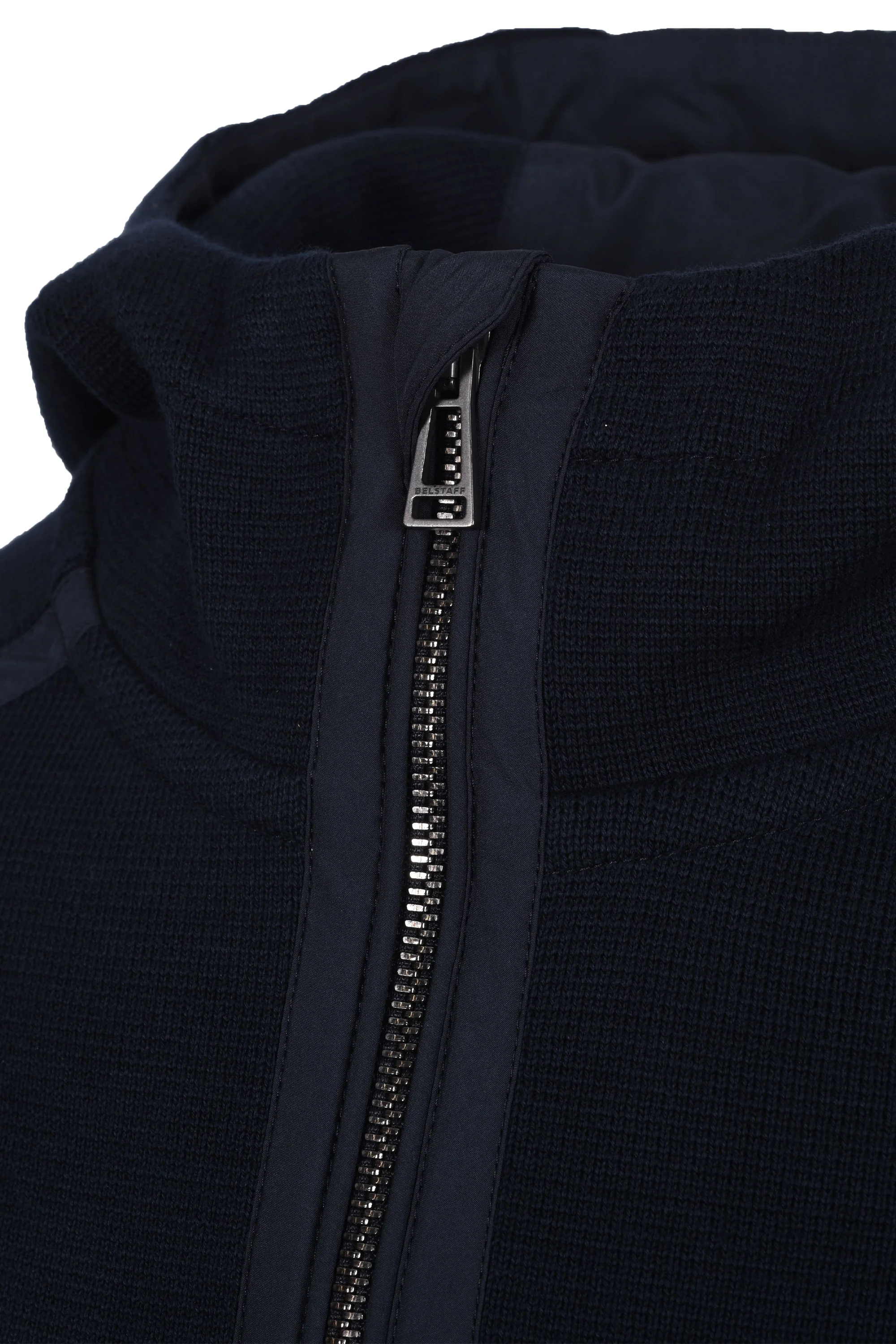 BELSTAFF VIEW HOODED FULL ZIP NAVY - Image 4