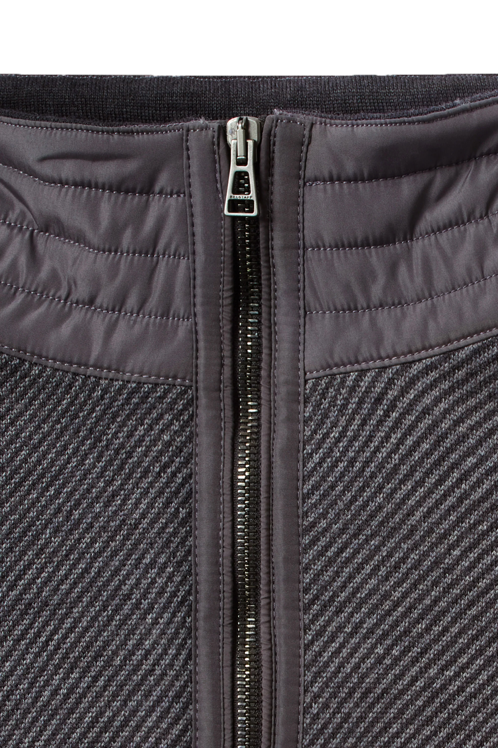 BELSTAFF KILMINGTON HALF ZIP KNITWEAR CHARCOAL - Image 2