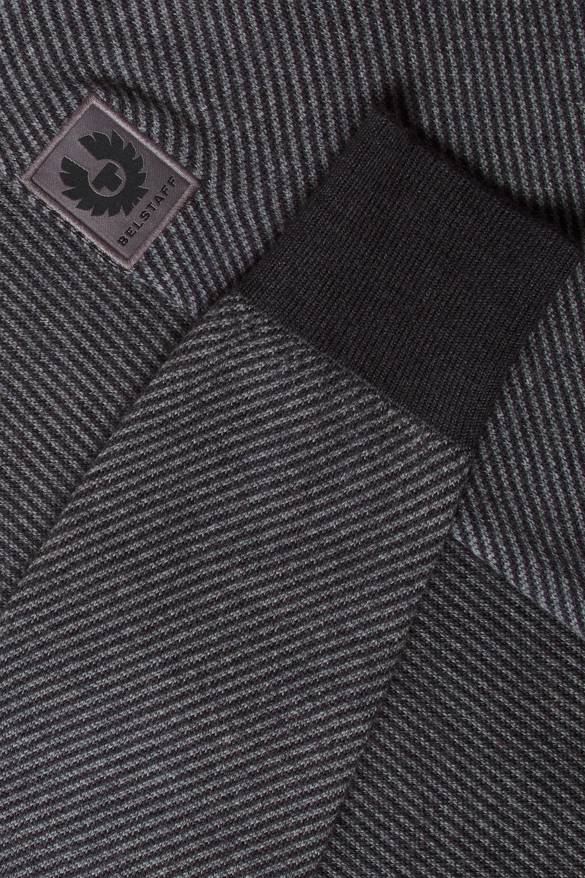 BELSTAFF KILMINGTON HALF ZIP KNITWEAR CHARCOAL - Image 3