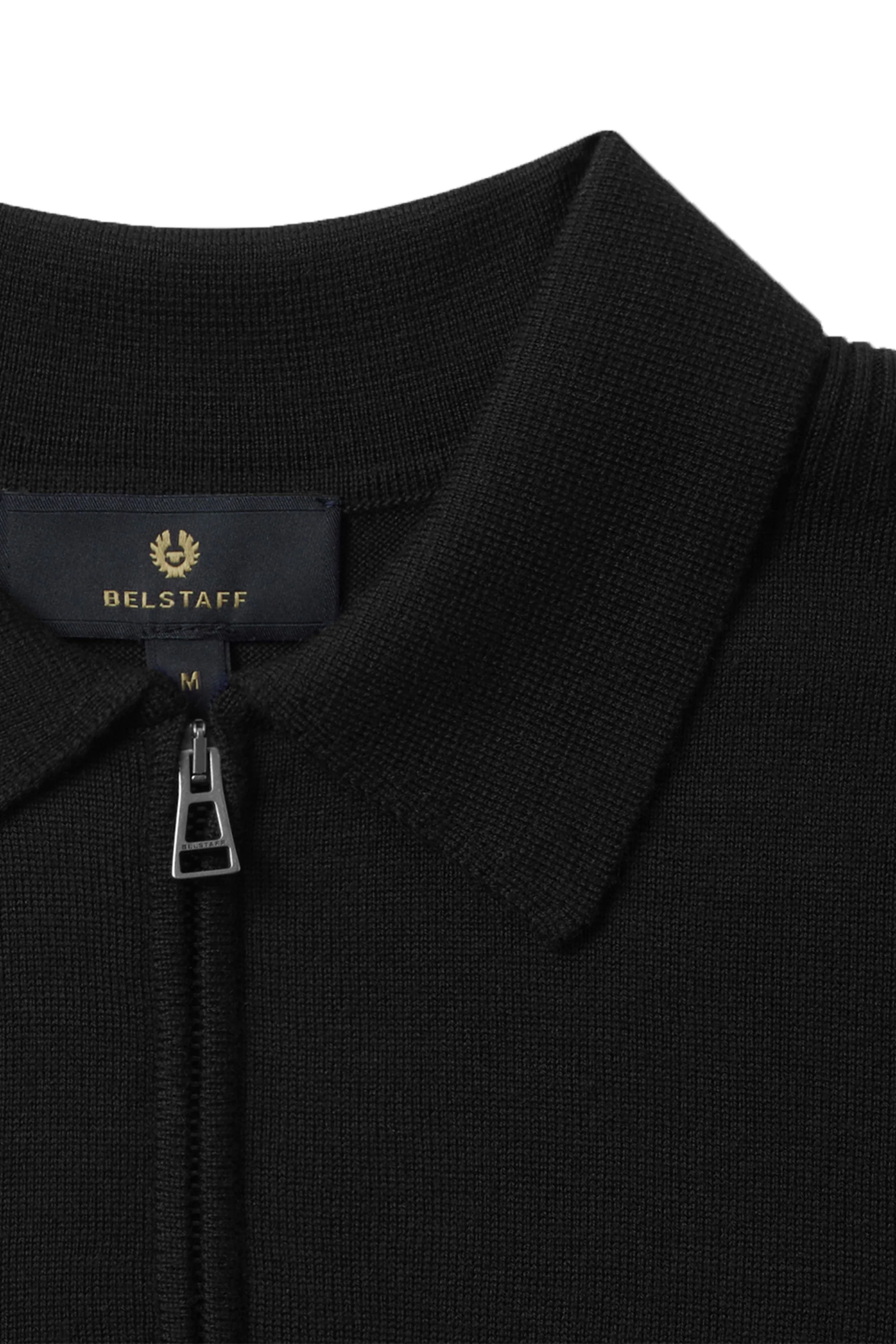 Belstaff Kyle Knitted Polo Shirt Black - Image 2