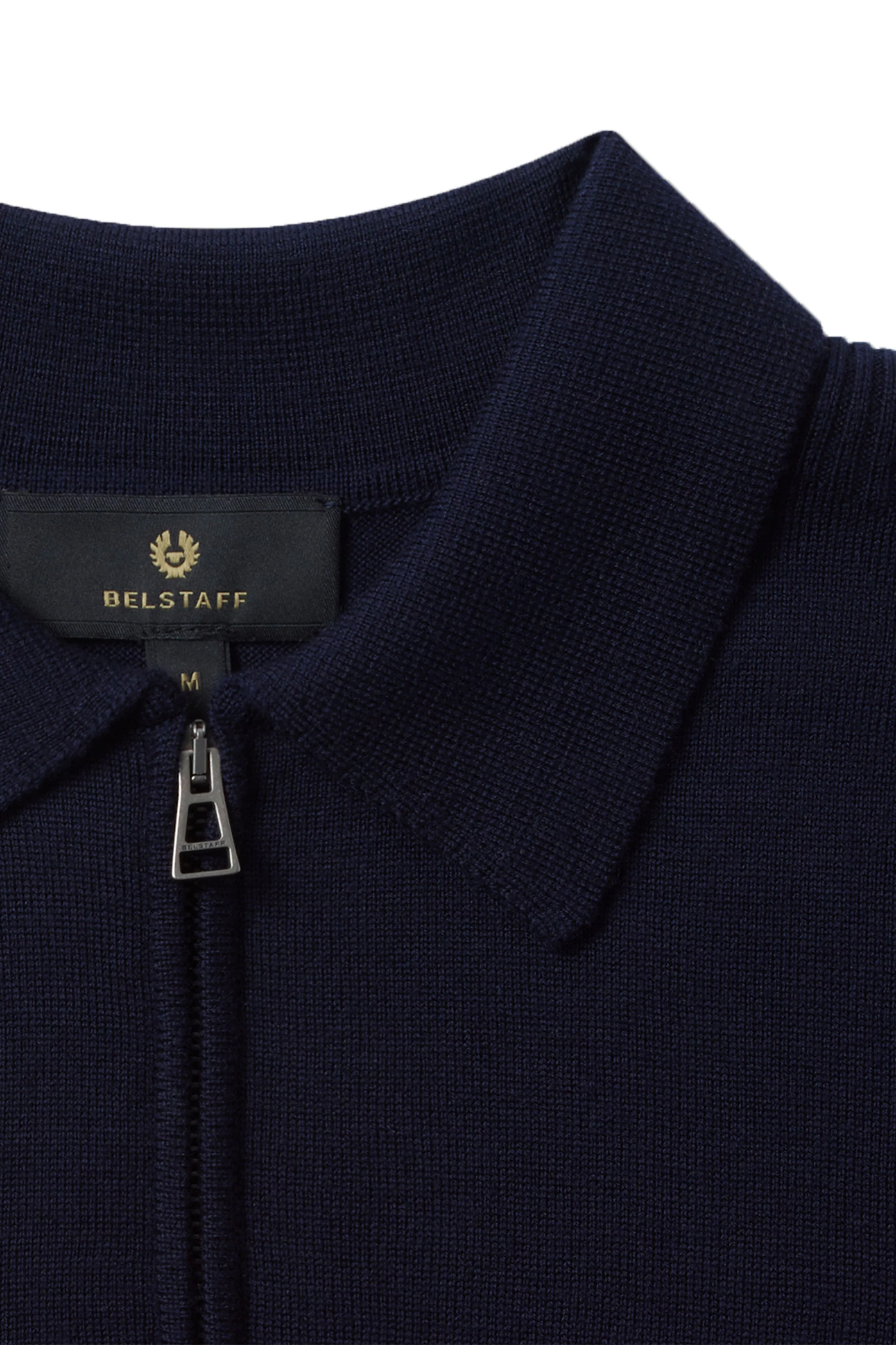 Belstaff Kyle Knitted Polo Polo Shirt Dark Ink - Image 2