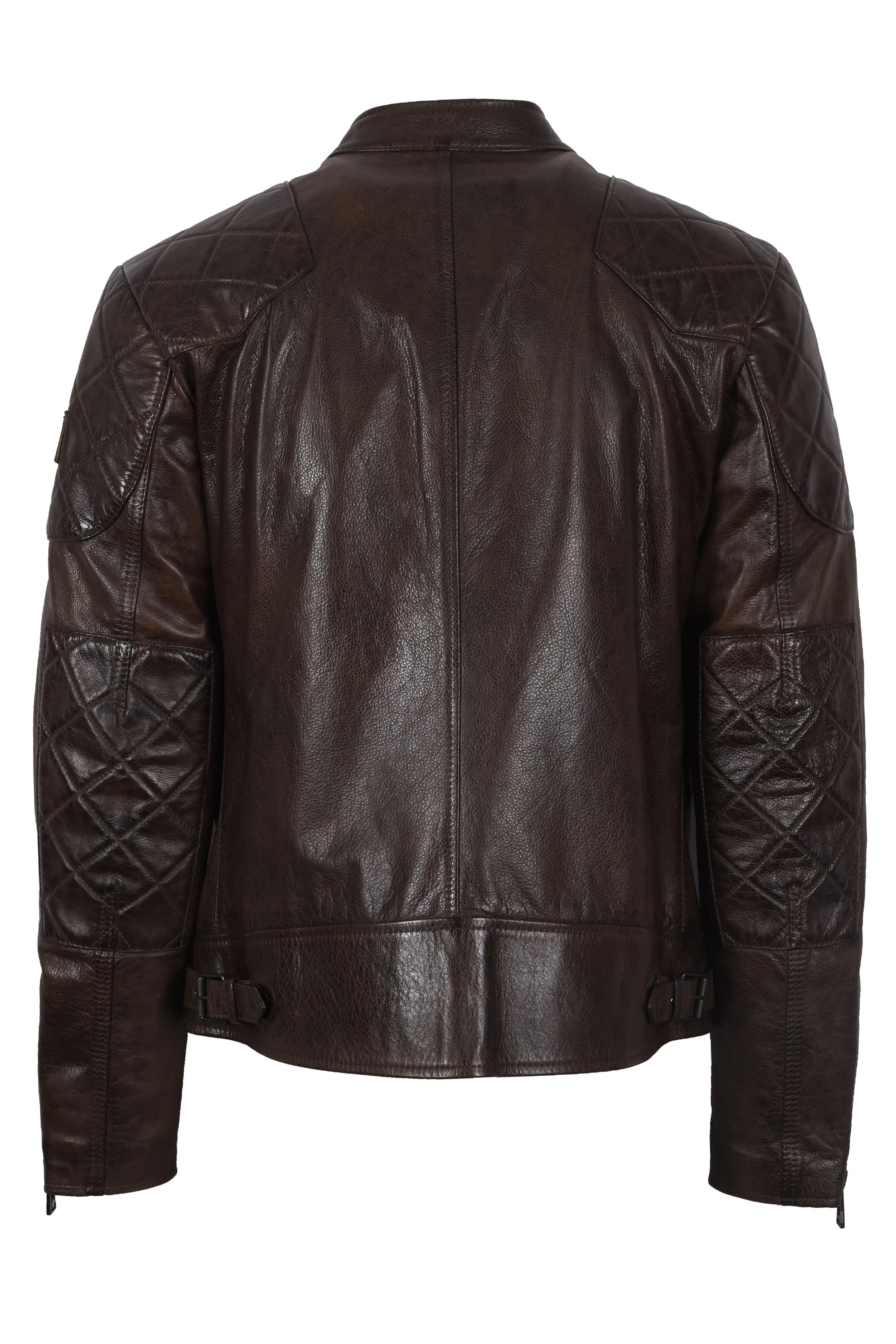 Belstaff Outlaw Leather Jacket Dark Earth - Image 4