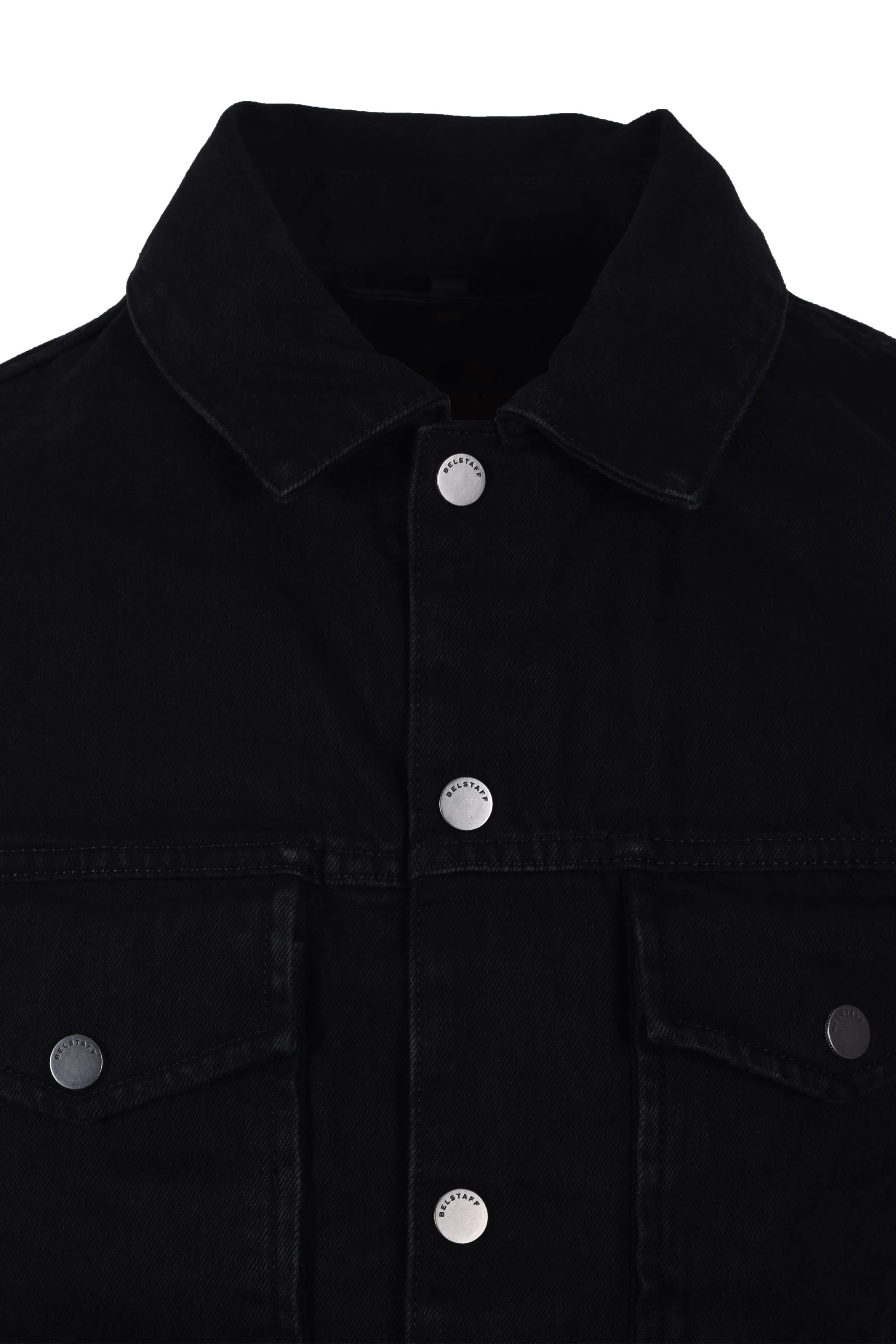 BELSTAFF PISTON TRUCKER JACKET WASHED BLACK - Image 3