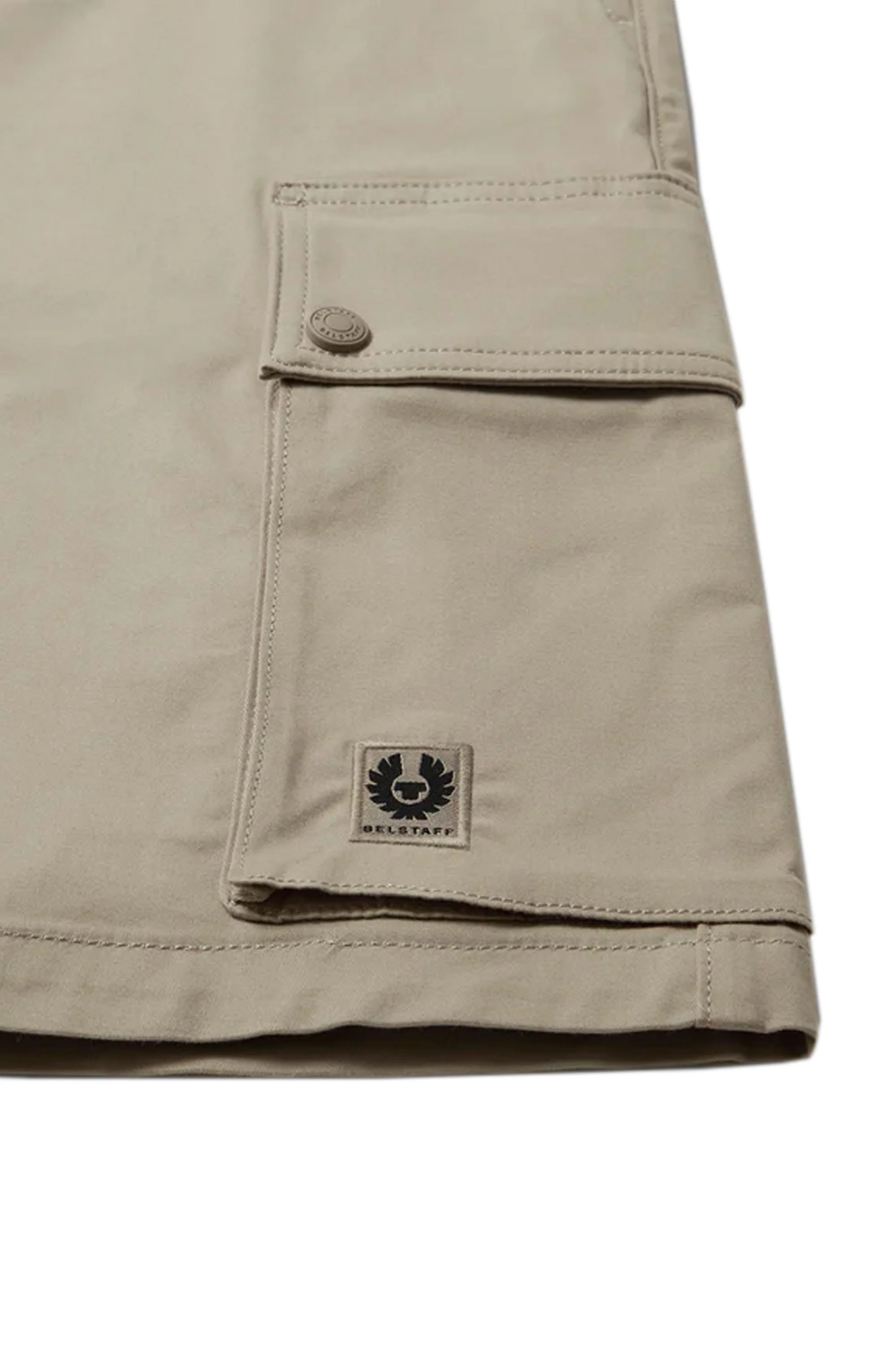 BELSTAFF ROUTE CARGO SHORTS DARK SAND - Image 2
