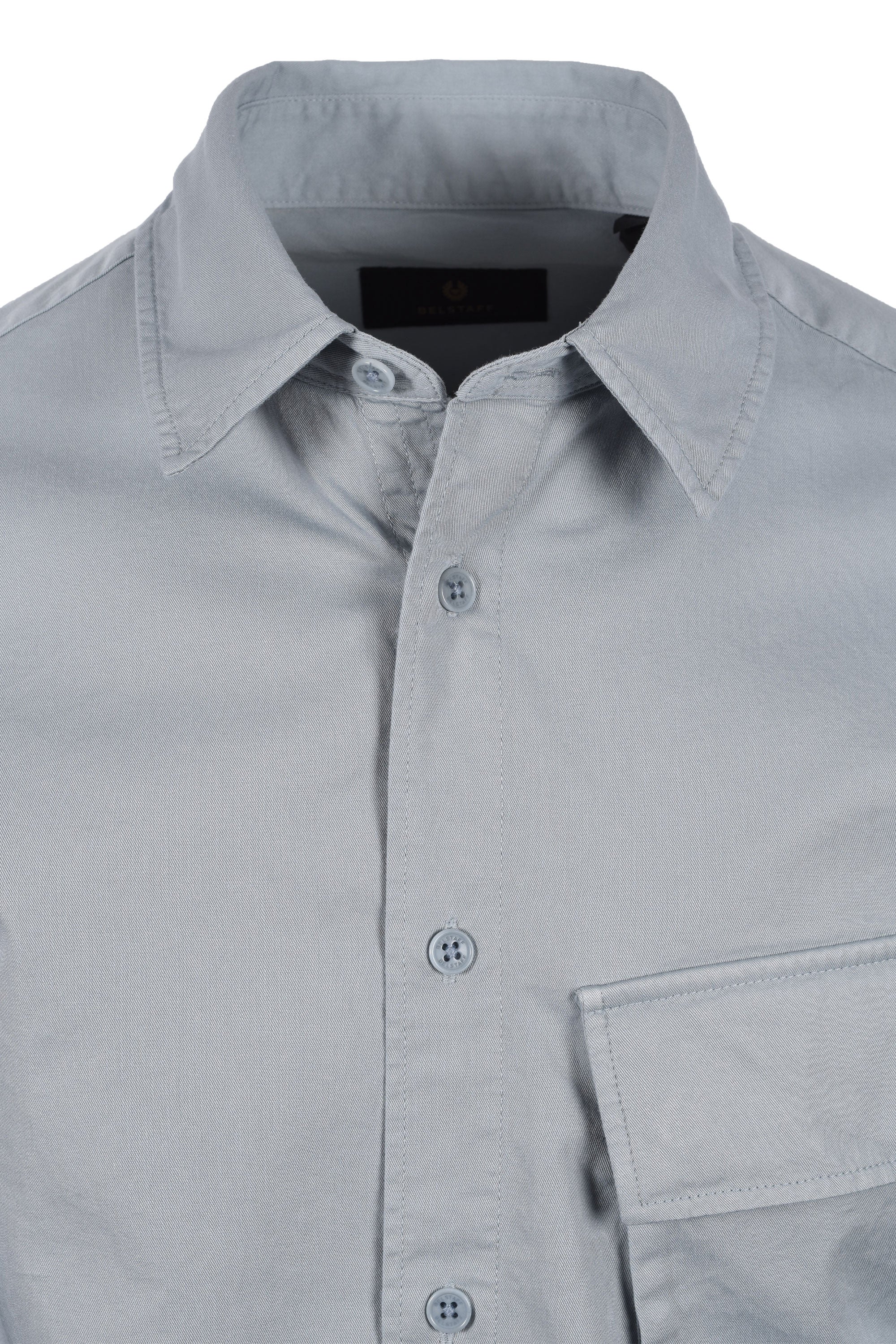Belstaff Scale Long Sleeved Shirt Quarry Blue - Image 2