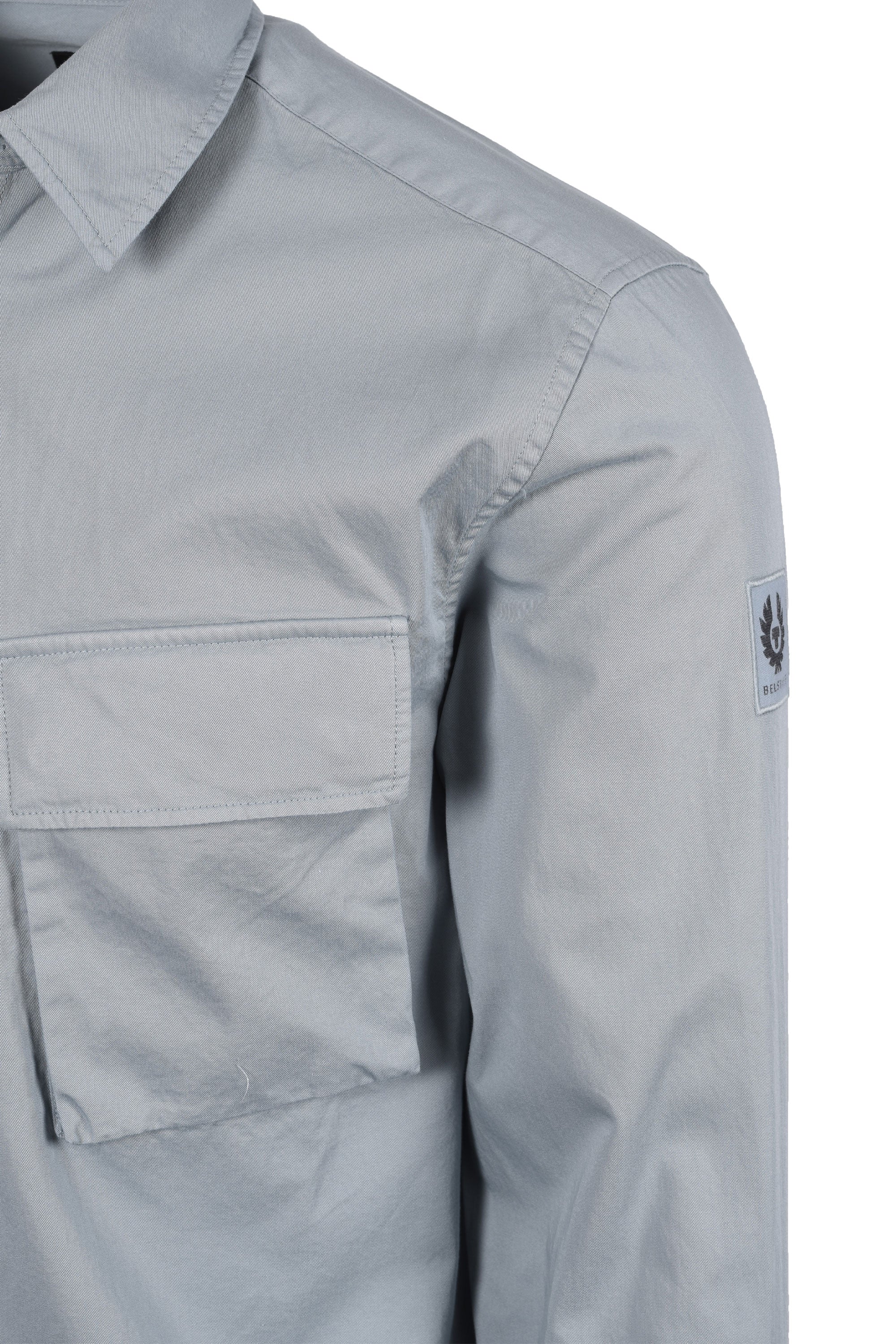 Belstaff Scale Long Sleeved Shirt Quarry Blue - Image 3