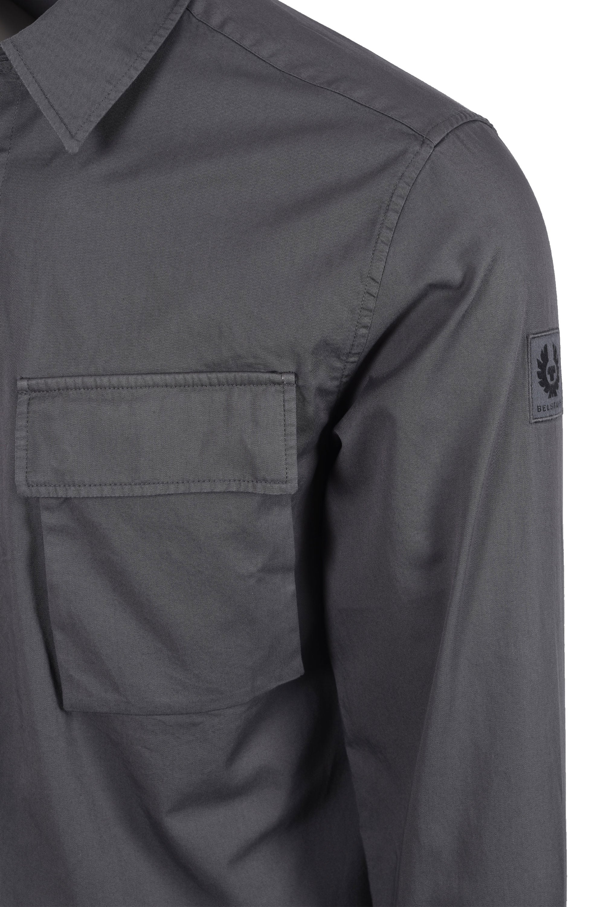 Belstaff Scale Long Sleeved Shirt Tornado Grey - Image 3