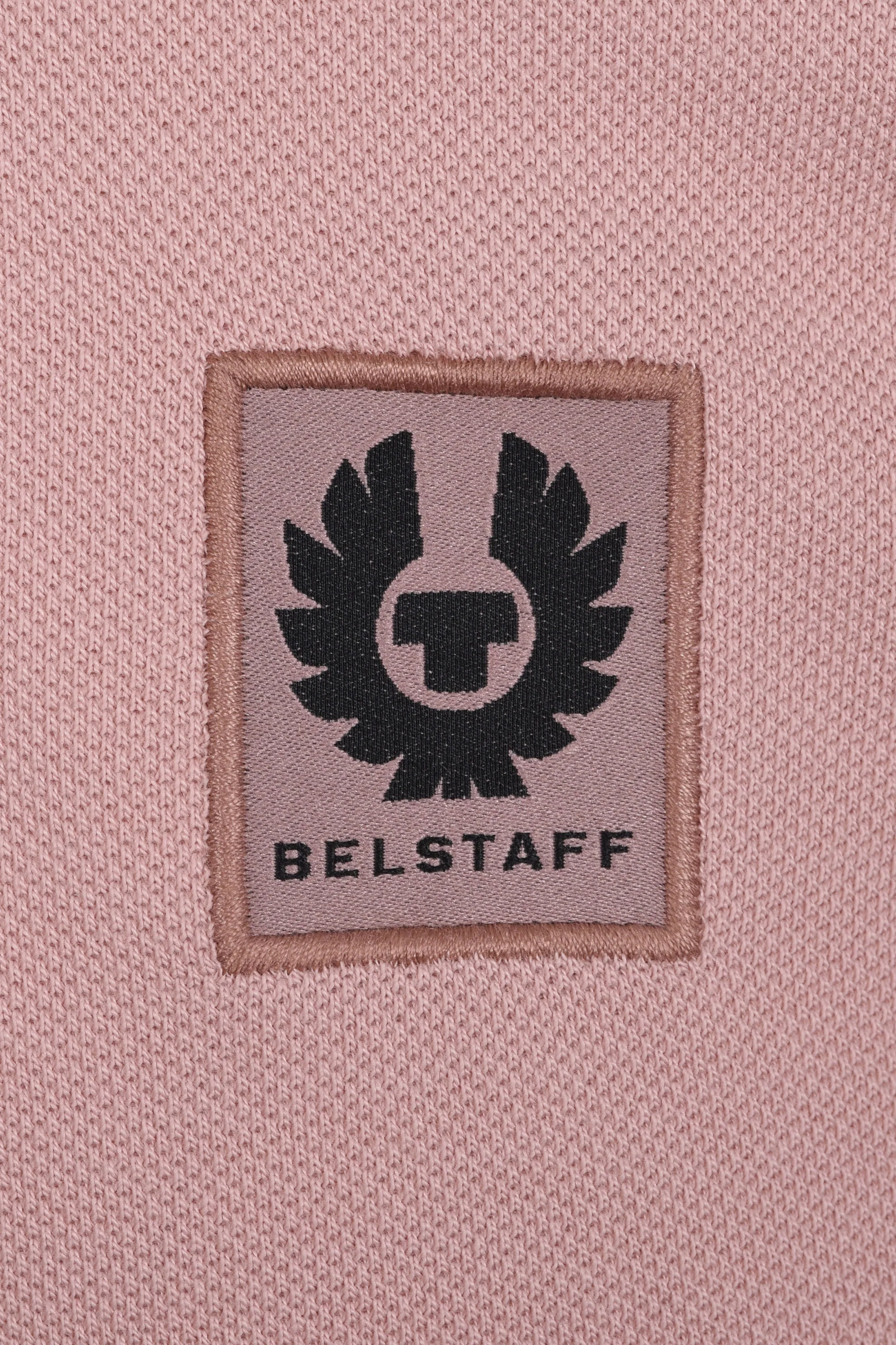 BELSTAFF SHORT SLEEVE POLO SHIRT DUSK PINK - Image 3
