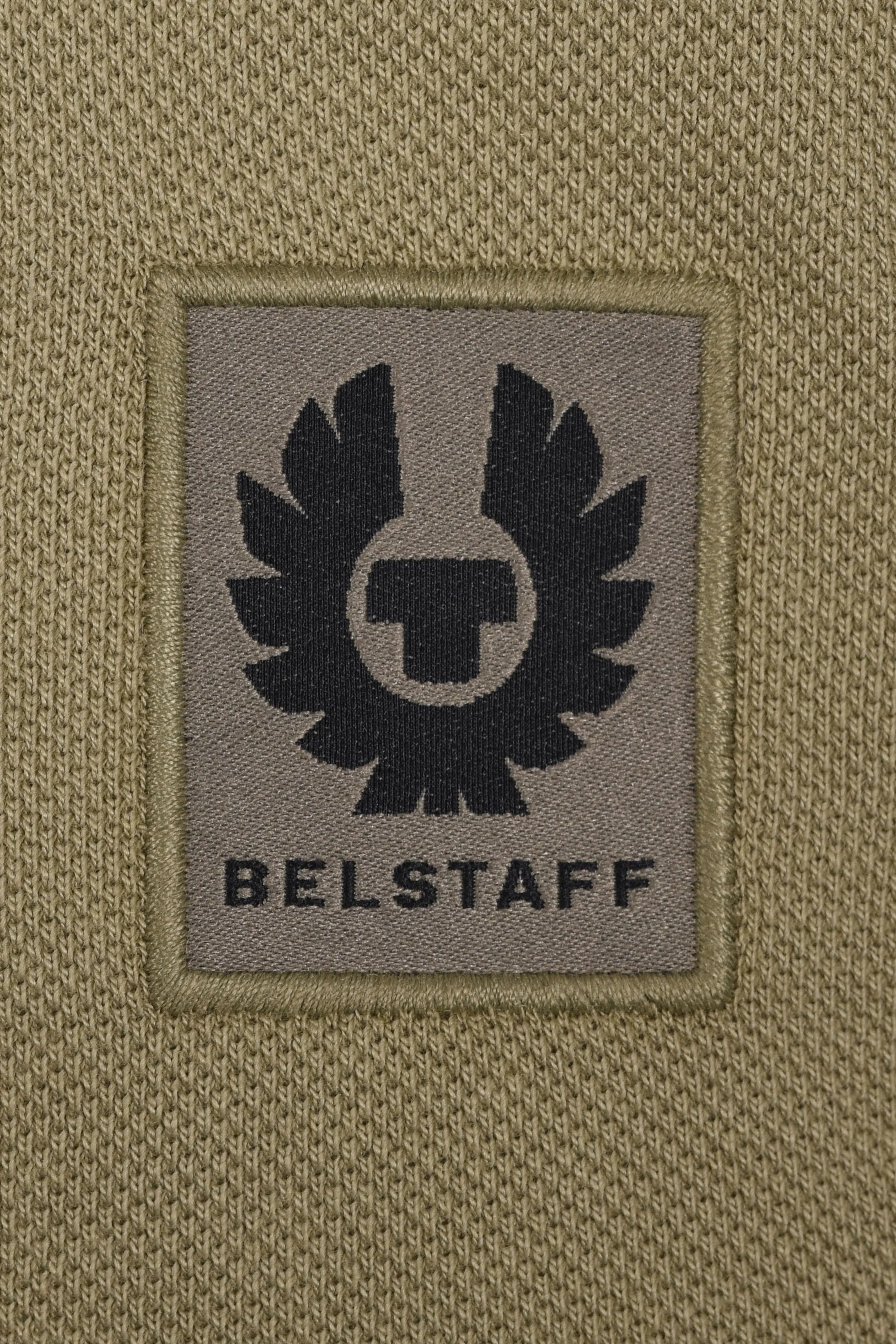 BELSTAFF SHORT SLEEVE POLO SHIRT FATIGUE GREEN - Image 3
