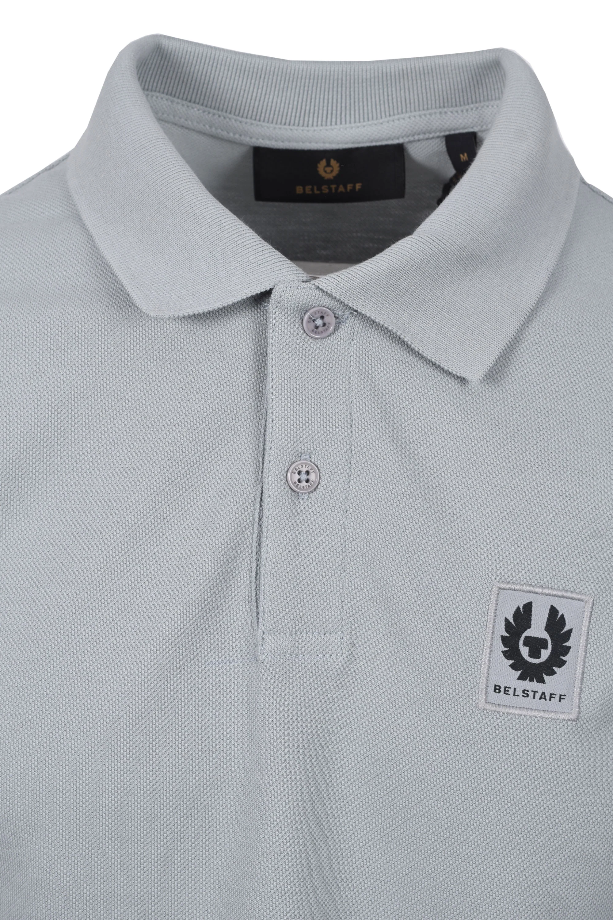 Belstaff Short Sleeve Polo Shirt Quarry Blue - Image 2