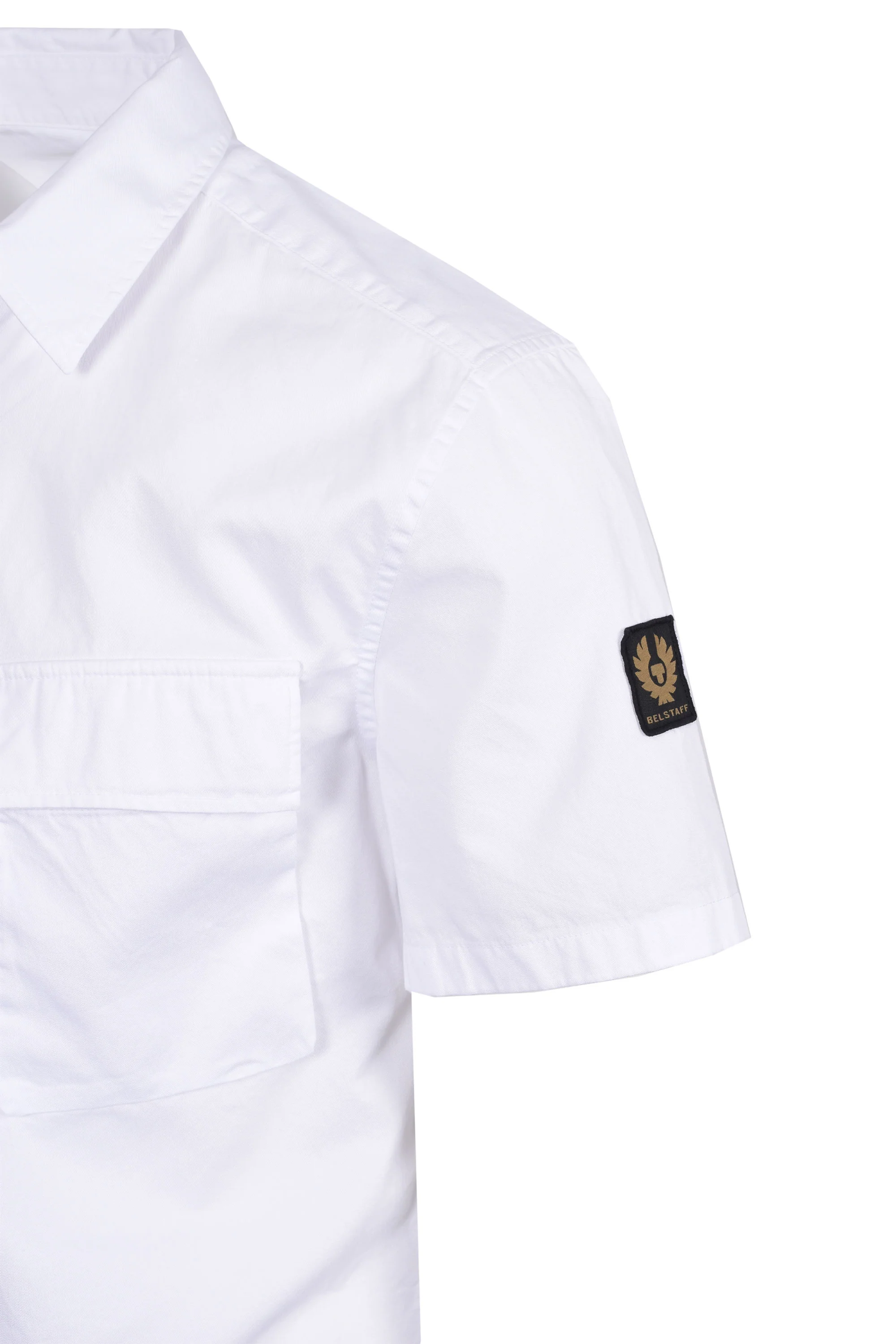 BELSTAFF SHORT SLEEVE SCALE SHIRT WHITE - Image 2