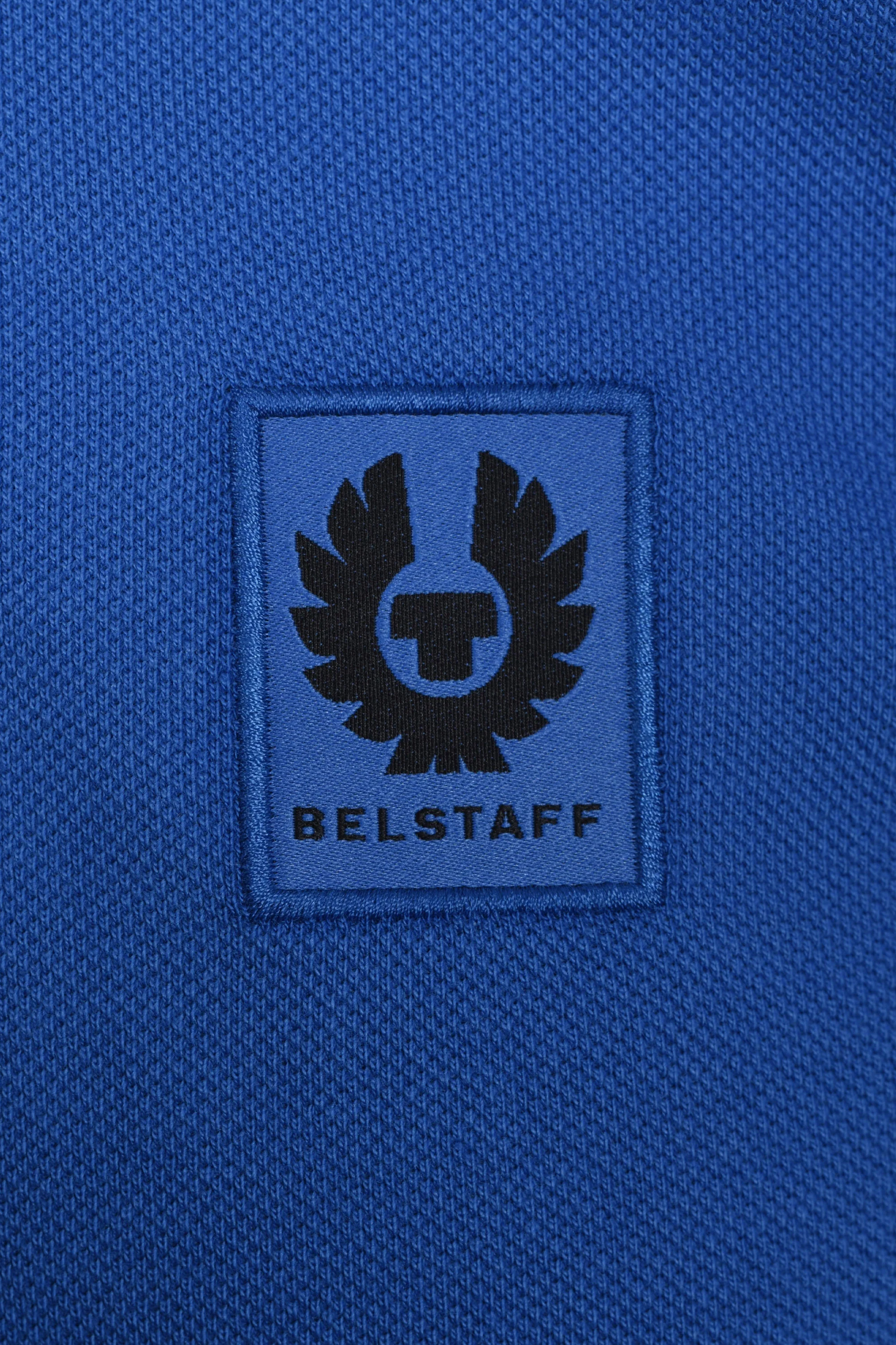 BELSTAFF TIPPED POLO SHIRT MARINE BLUE - Image 3