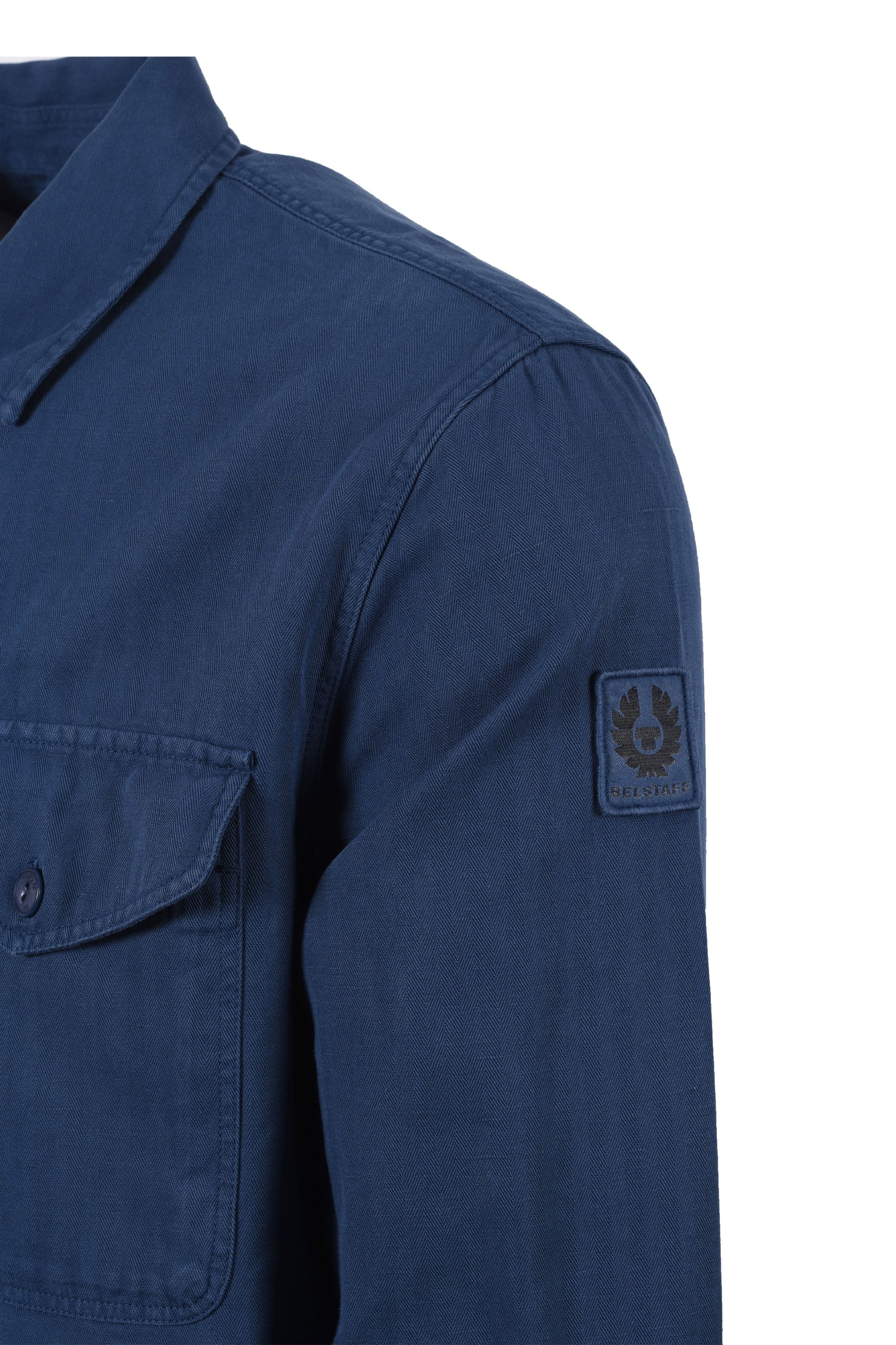 Belstaff CS60 Overshirt Insignia Blue - Image 3