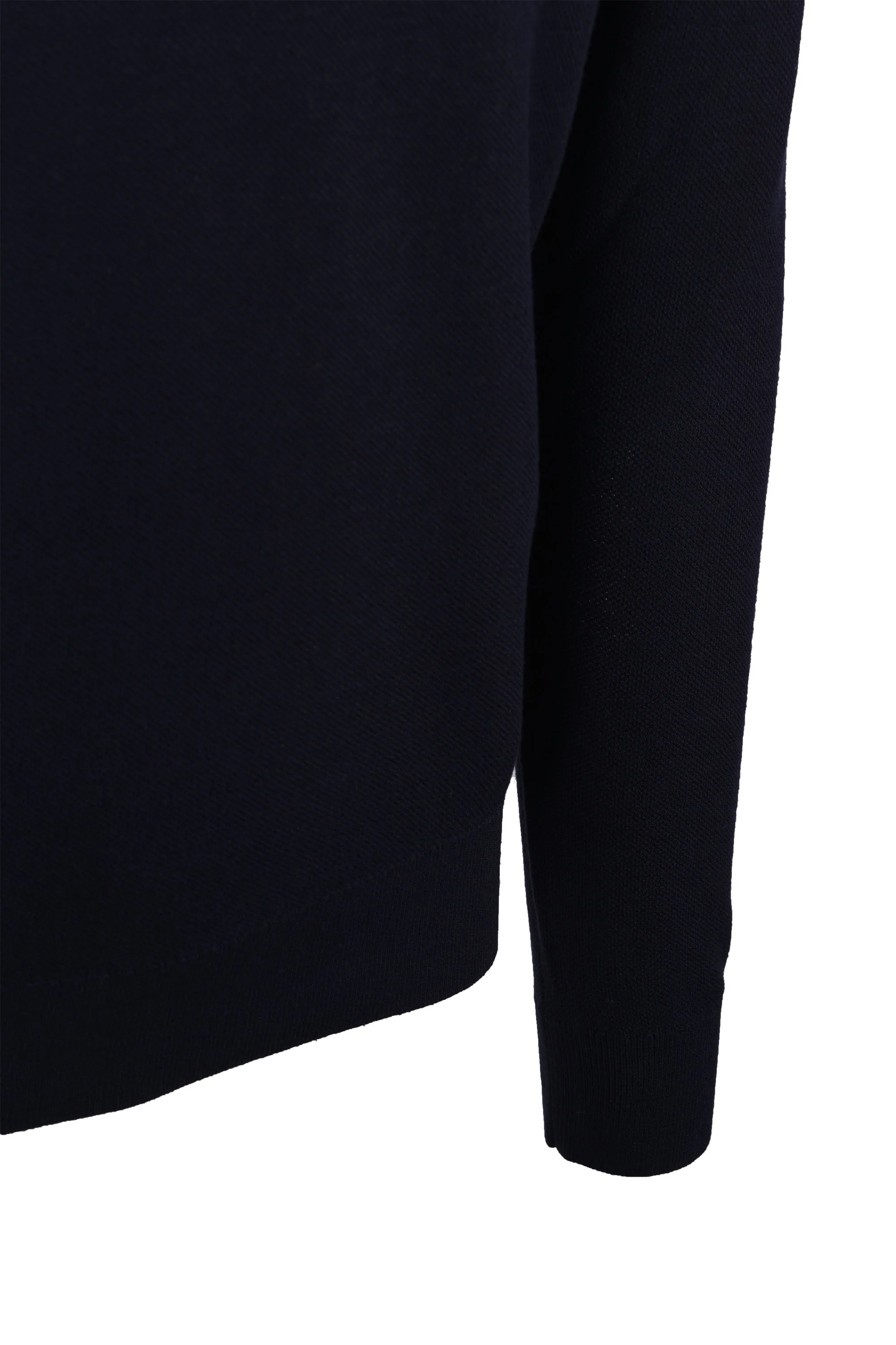 Belstaff Drift Knitted Long Sleeve Polo Dark Ink - Image 4