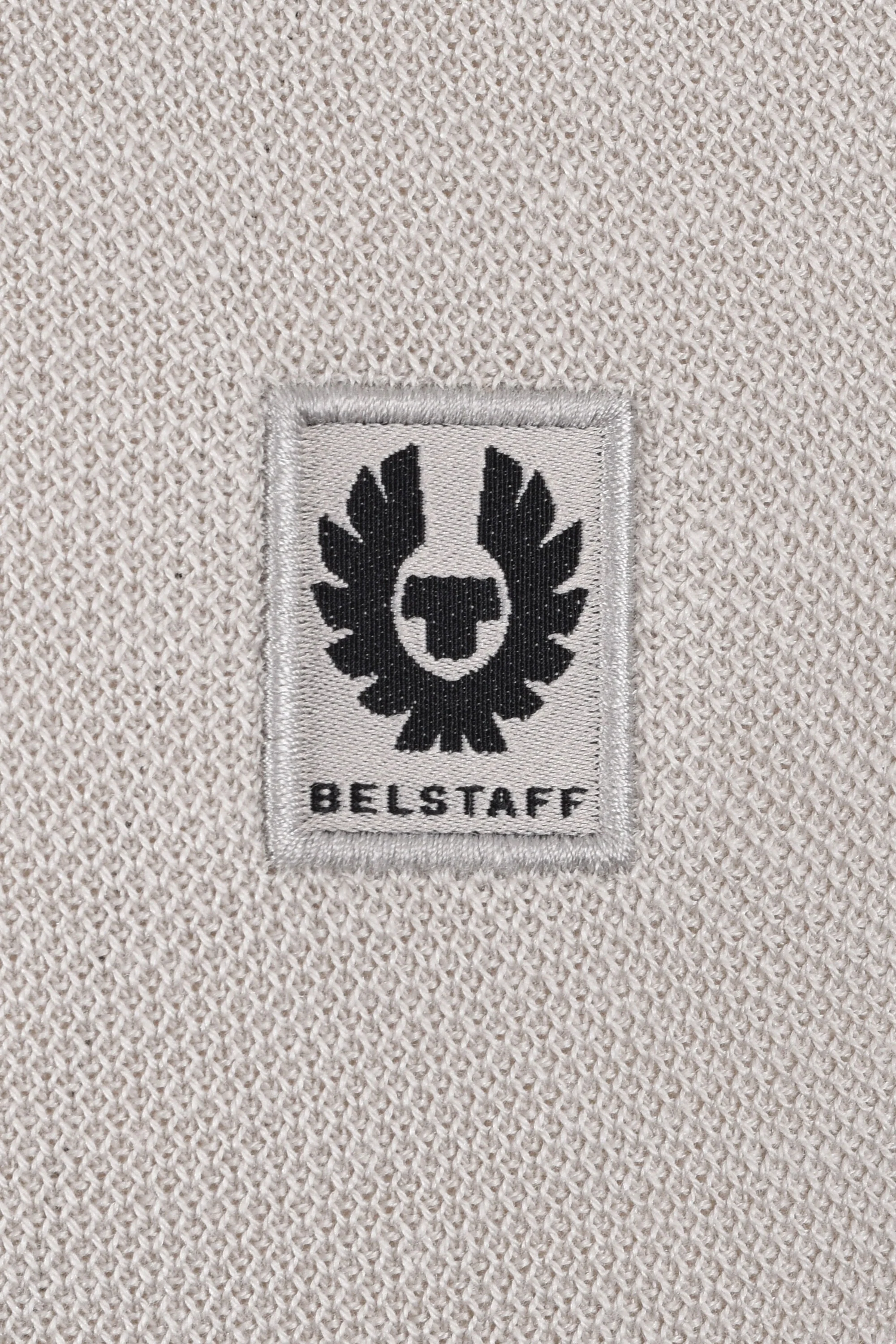 Belstaff Drift Knitted Long Sleeve Polo Stone Beige - Image 2