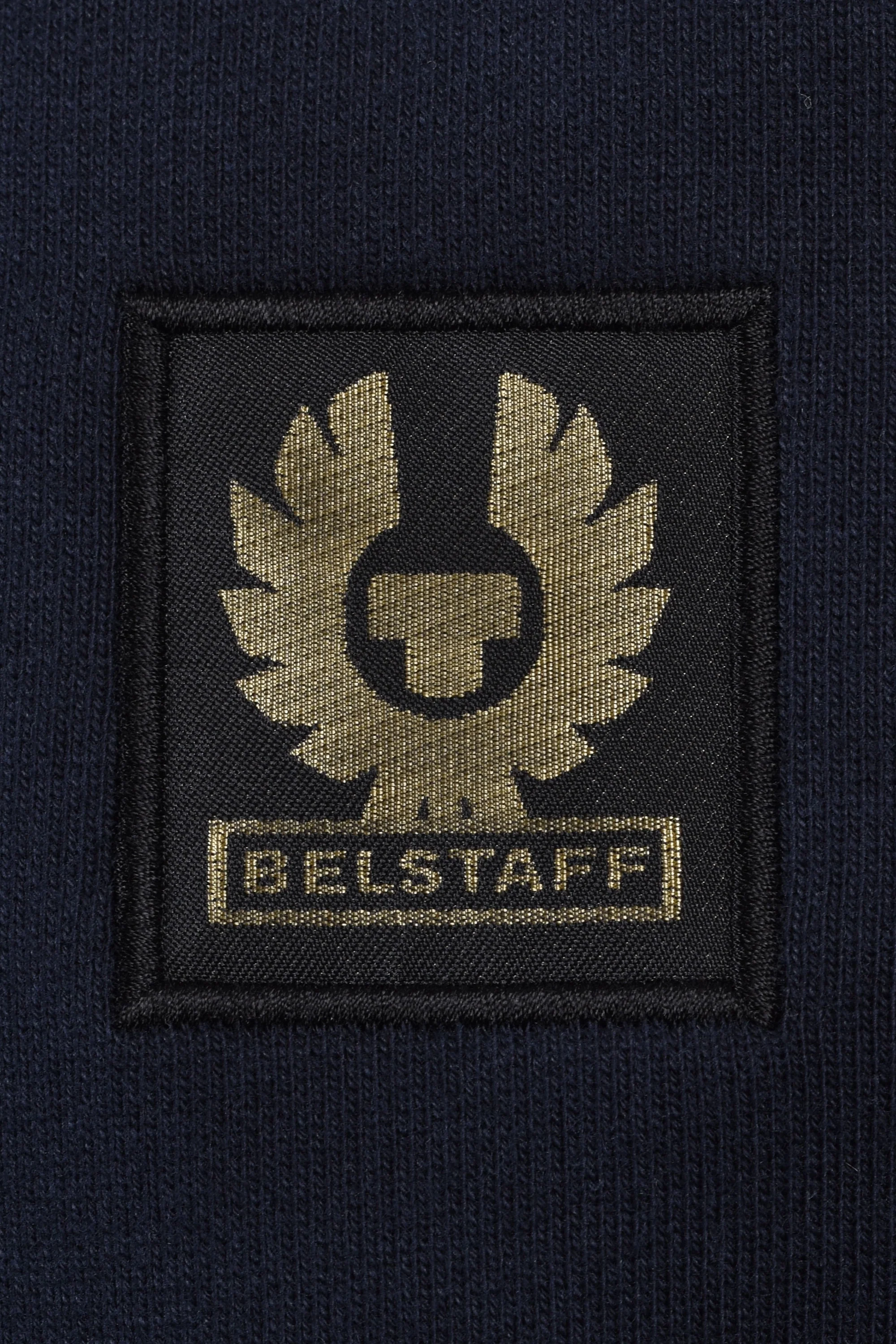 Belstaff Half Zip Sweatshirt Dark Ink - Image 4