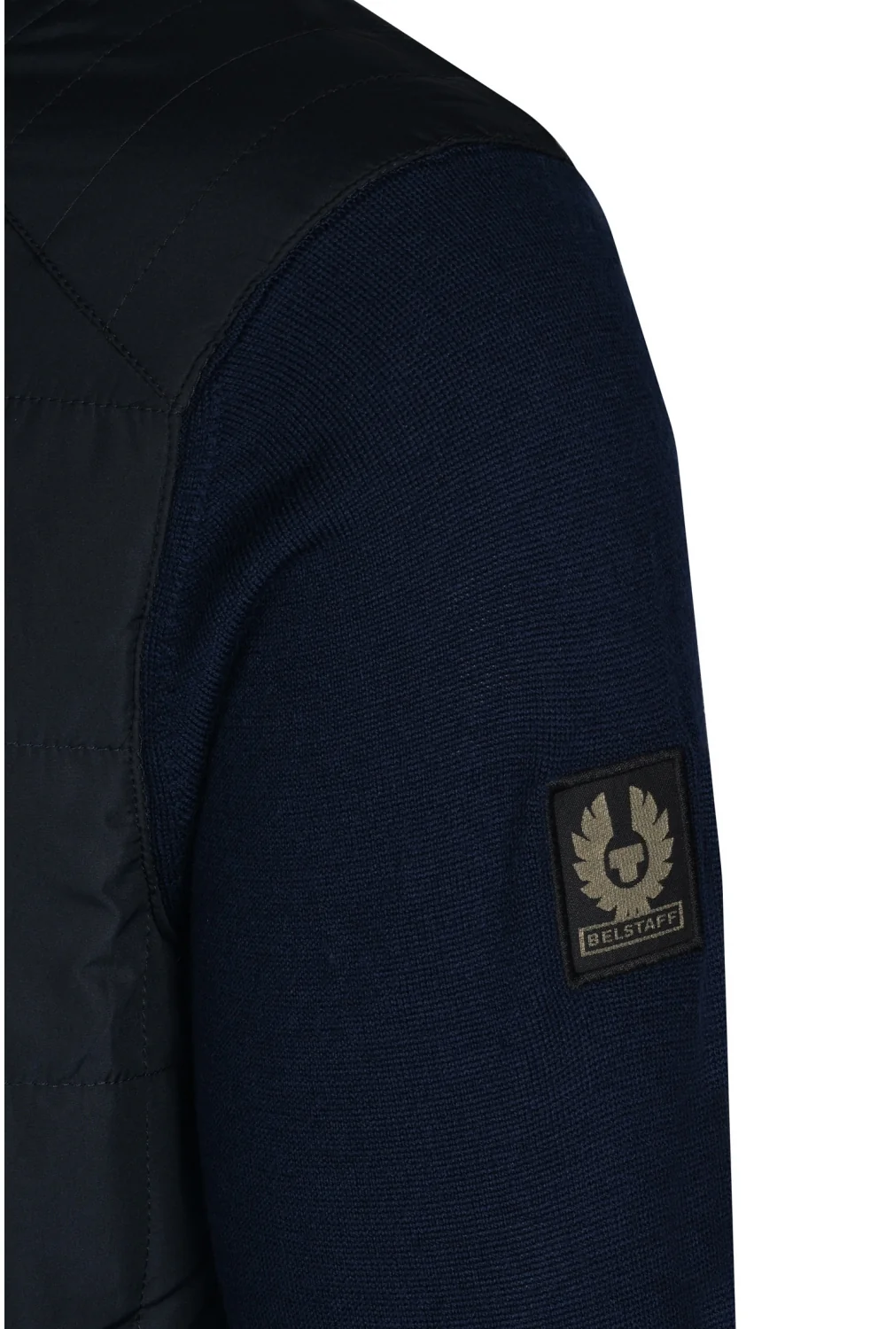 Belstaff Kelbrook Zip Cardigan Washed Navy - Image 4
