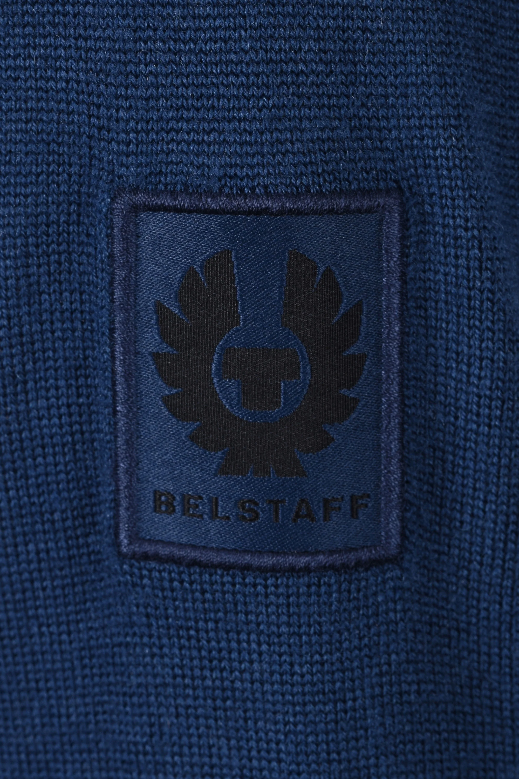 Belstaff Kerrigan Crew Neck Knitwear Insignia Blue - Image 3