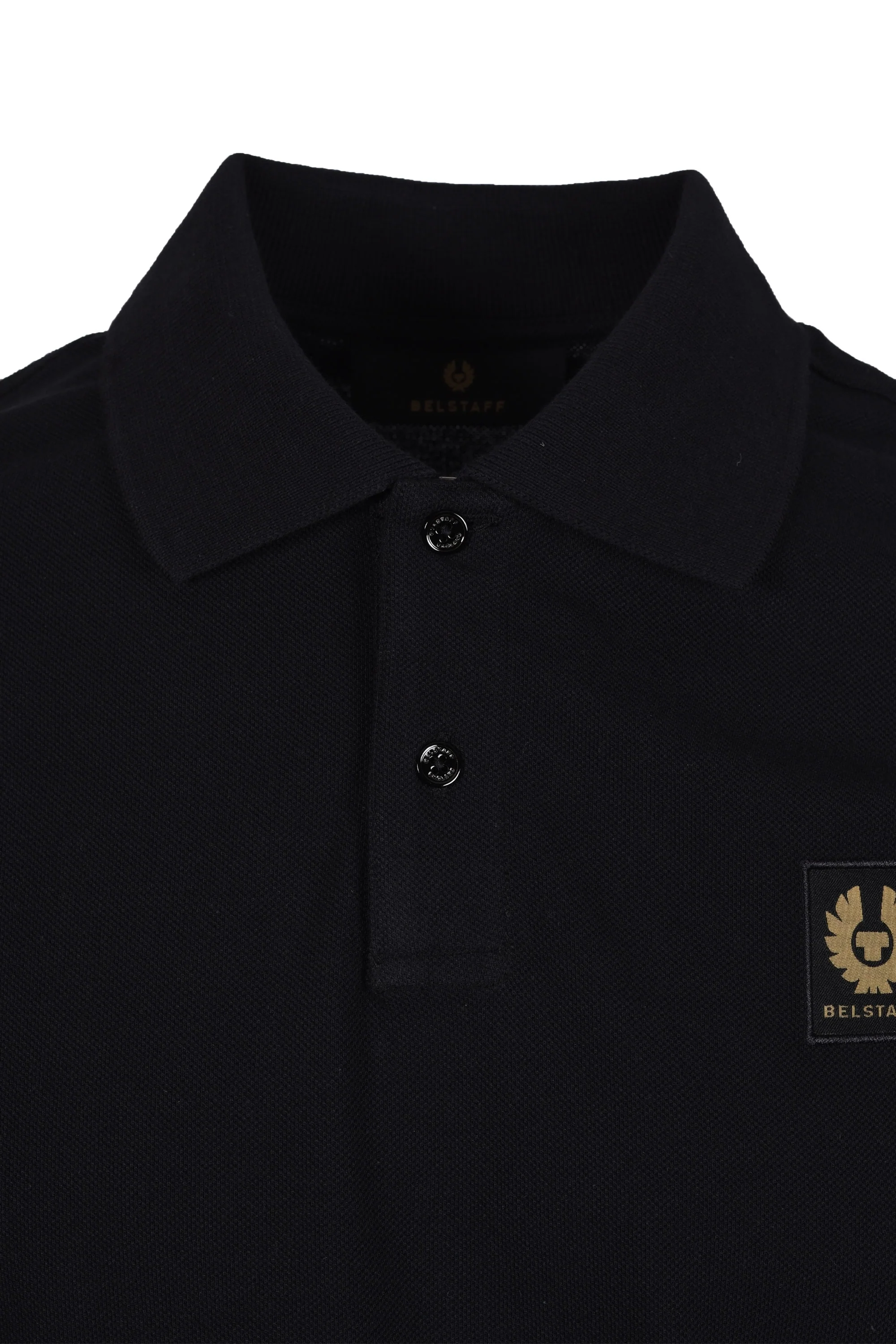 Belstaff Short Sleeve Polo Shirt Black - Image 2
