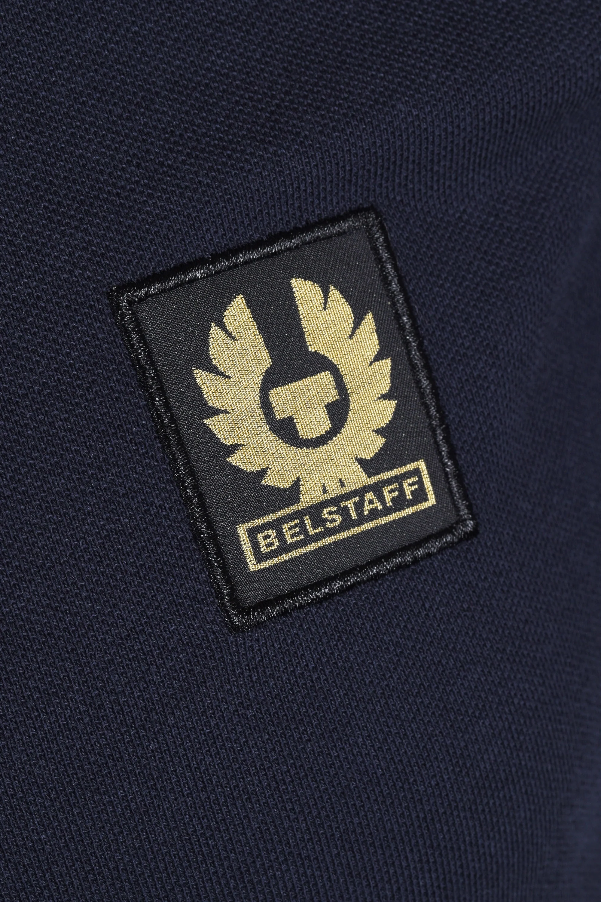 Belstaff Short Sleeve Polo Shirt Dark Ink - Image 3