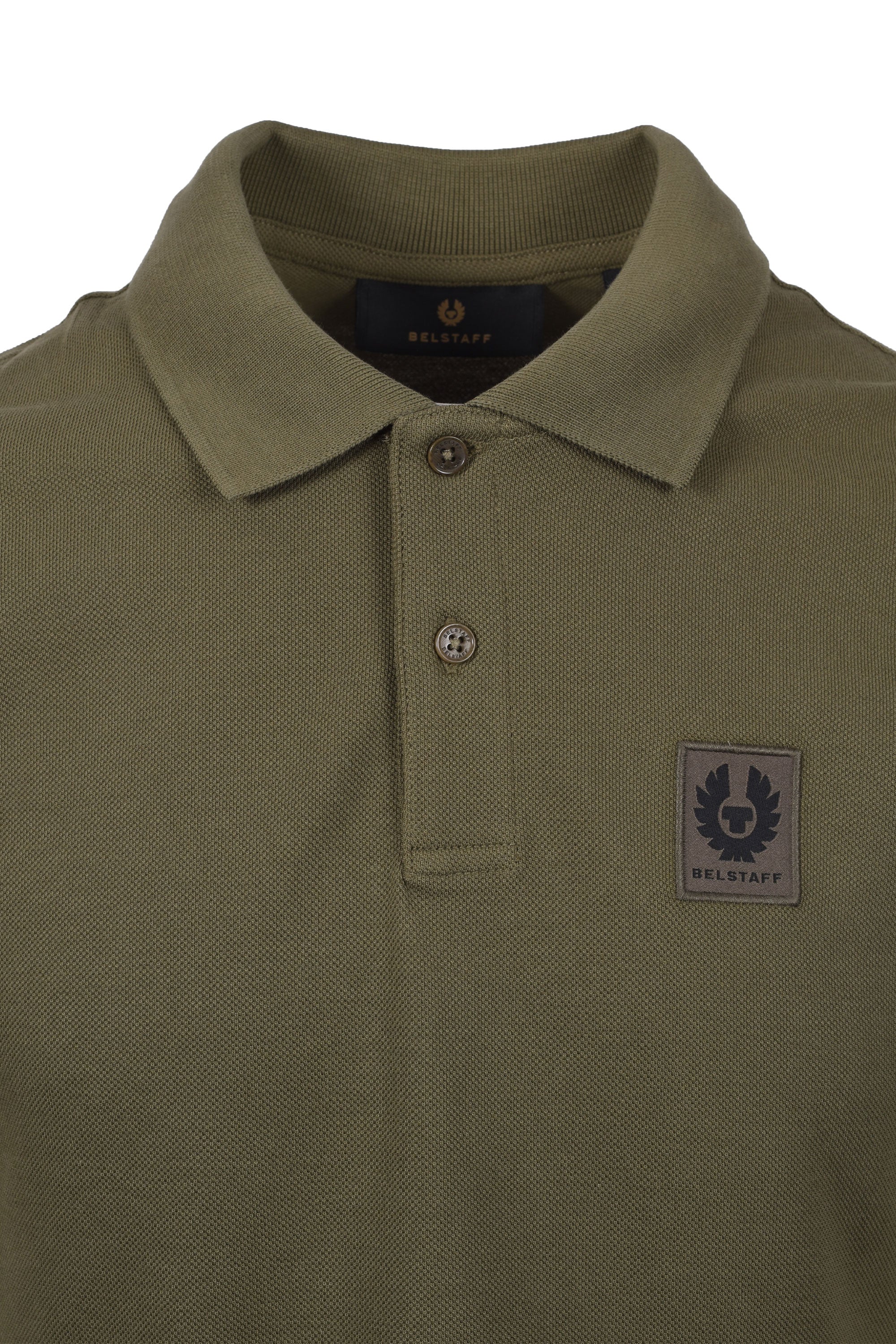 Belstaff Short Sleeve Polo Shirt True Olive - Image 2