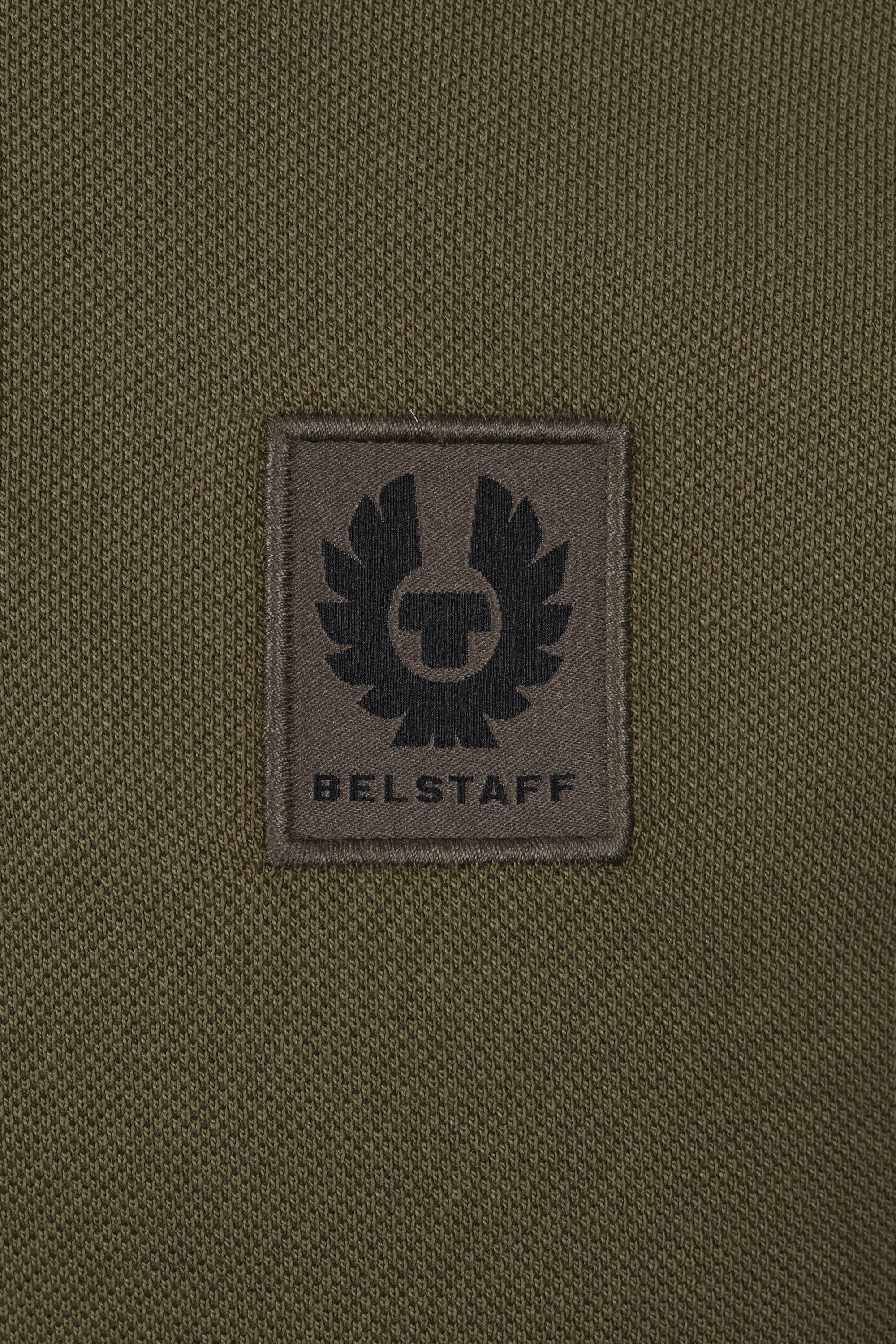 Belstaff Short Sleeve Polo Shirt True Olive - Image 3