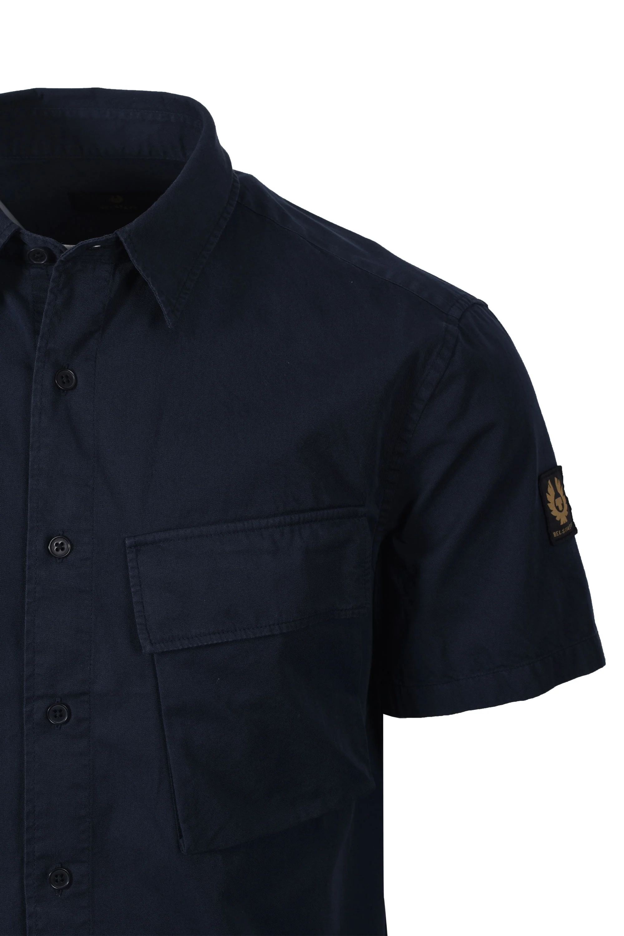 Belstaff Short Sleeve Scale Shirt Dark Ink - Image 3