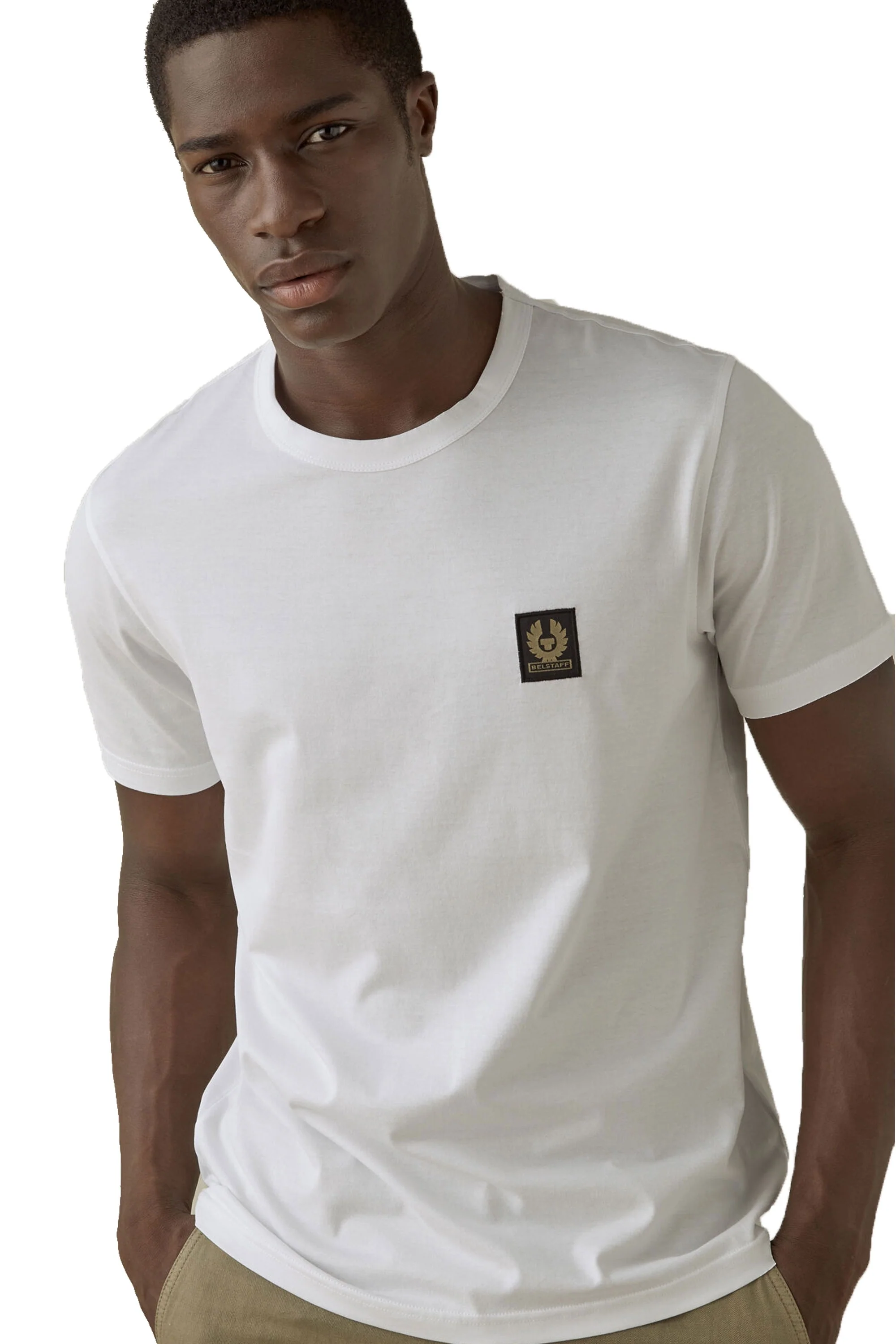 Belstaff Short Sleeved T-Shirt White - Image 2