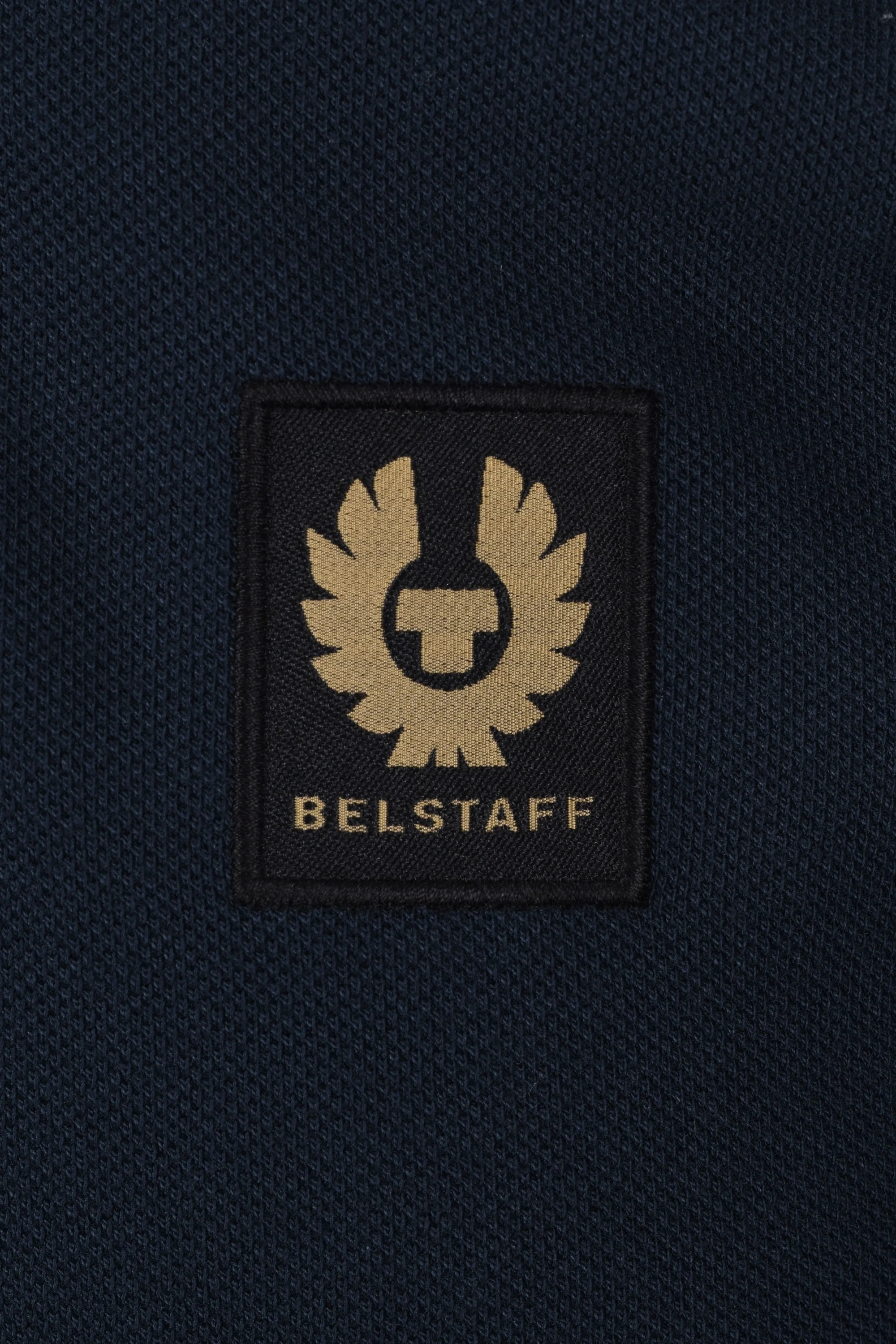 Belstaff Tipped Polo Shirt Dark Ink - Image 2