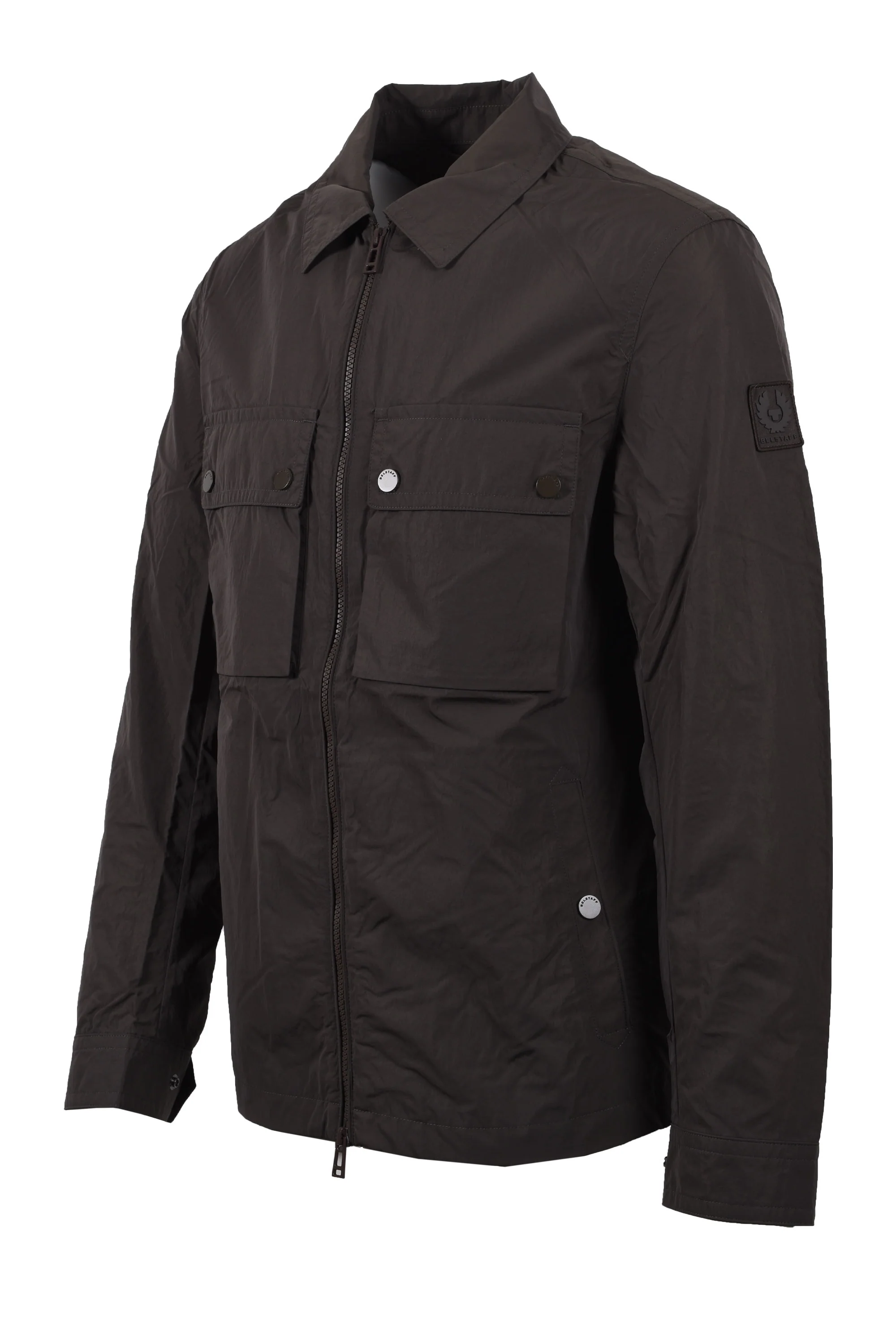 Belstaff Tourer Overshirt Army Olive - Image 3