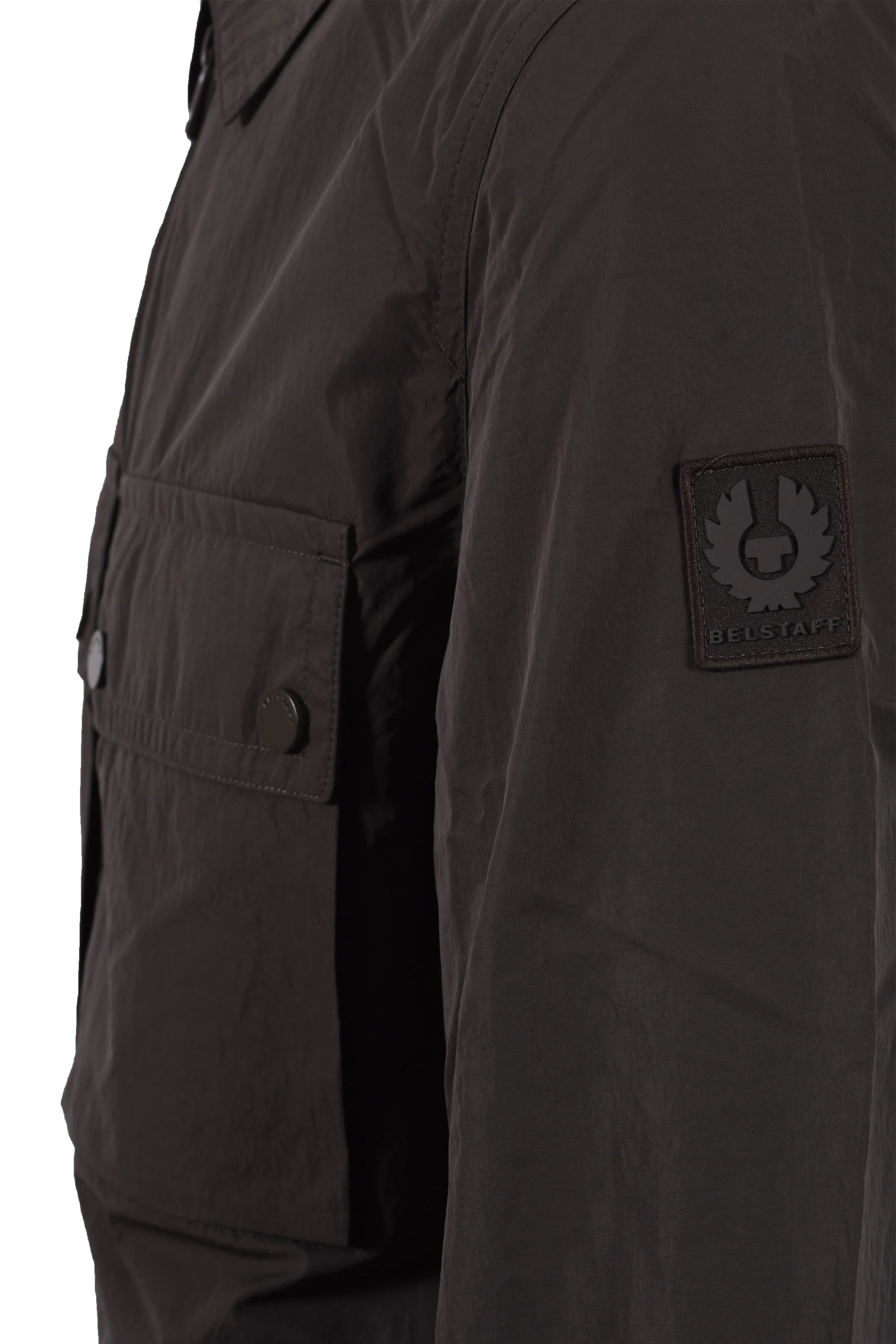 Belstaff Tourer Overshirt Army Olive - Image 4