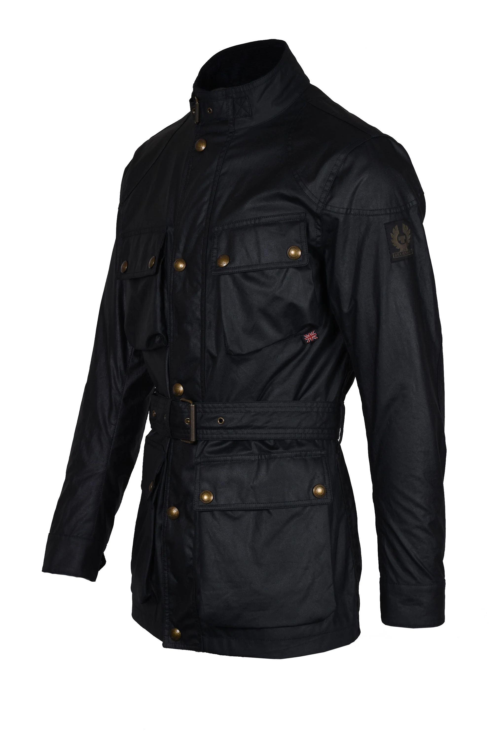 Belstaff Trialmaster Waxed Jacket Dark Navy - Image 2