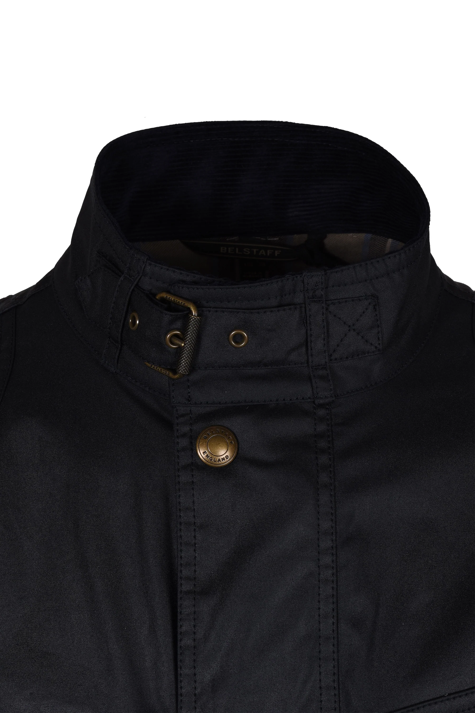 Belstaff Trialmaster Waxed Jacket Dark Navy - Image 3