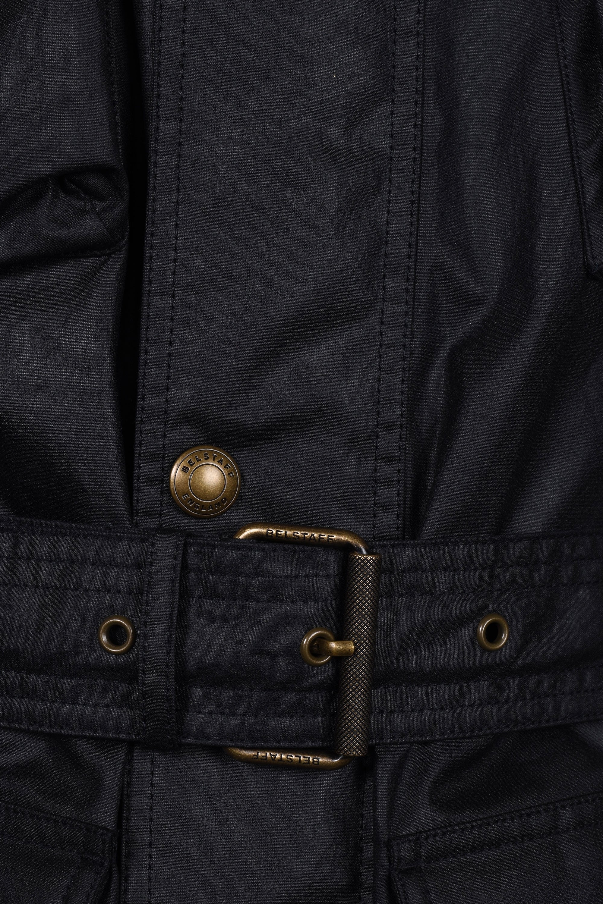 Belstaff Trialmaster Waxed Jacket Dark Navy - Image 4