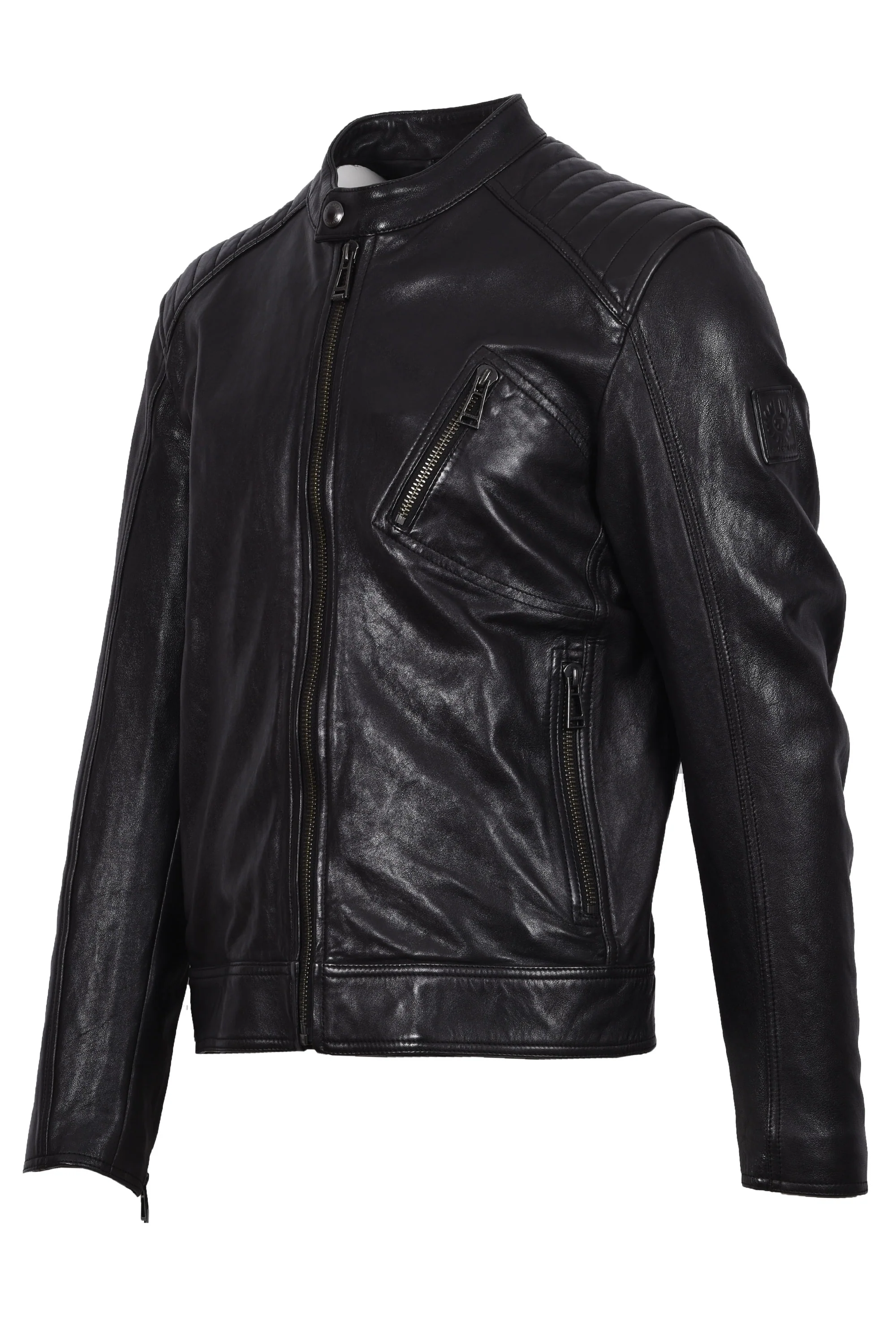 Belstaff V Racer Leather Jacket Black - Image 5