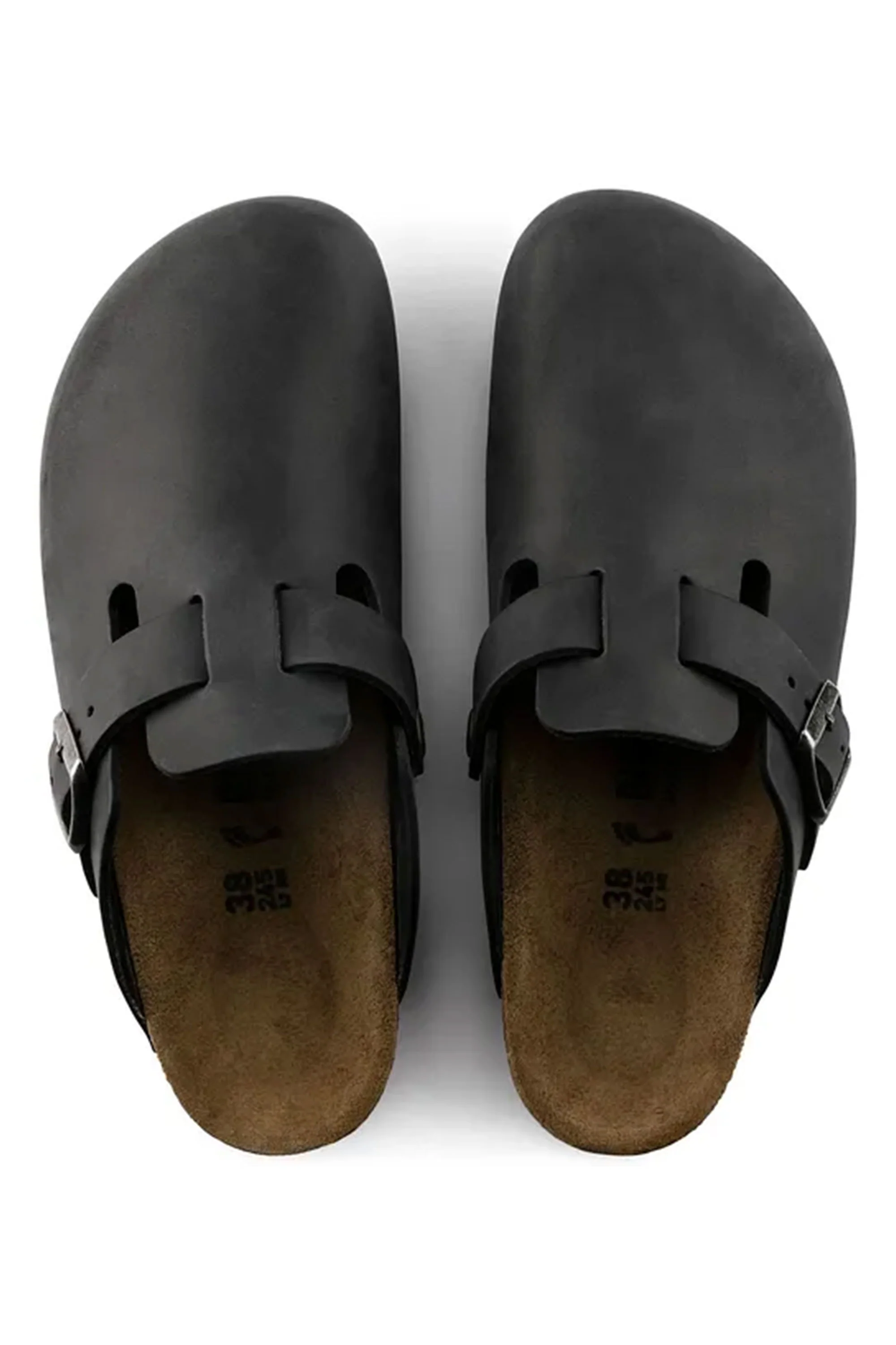 BIRKENSTOCK BOSTON OILED LEATHER CLOG BLACK - Image 3